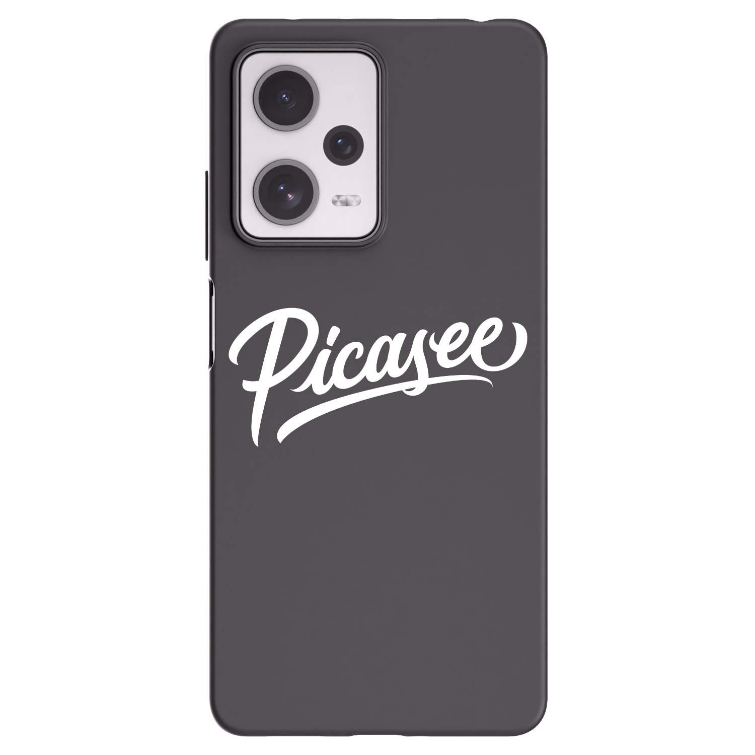 Picasee Μαύρη θήκη σιλικόνης για Xiaomi Redmi Note 12 Pro+ 5G - Picasee - old logo - white