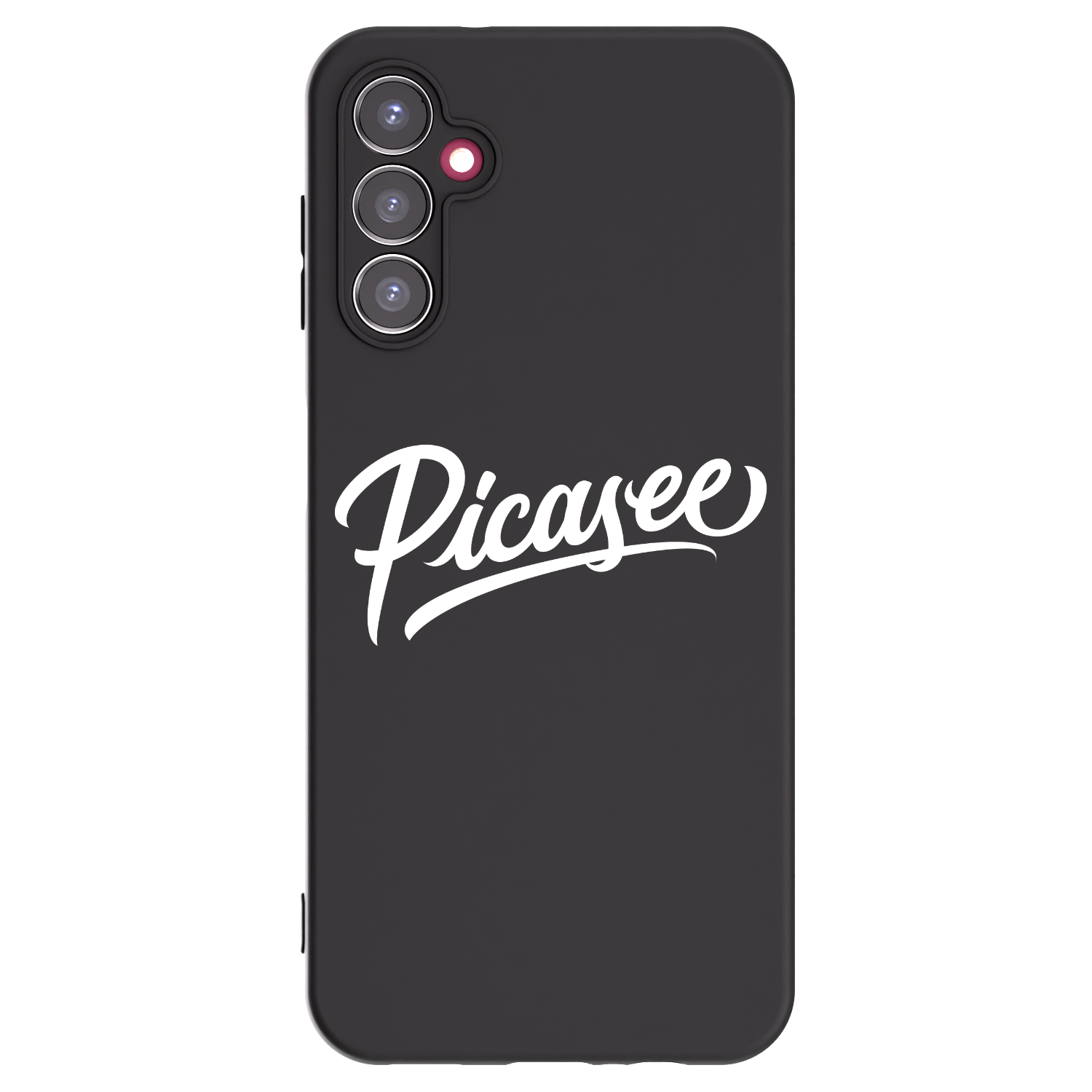 Picasee Μαύρη θήκη σιλικόνης για Samsung Galaxy A14 5G A146P - Picasee - old logo - white