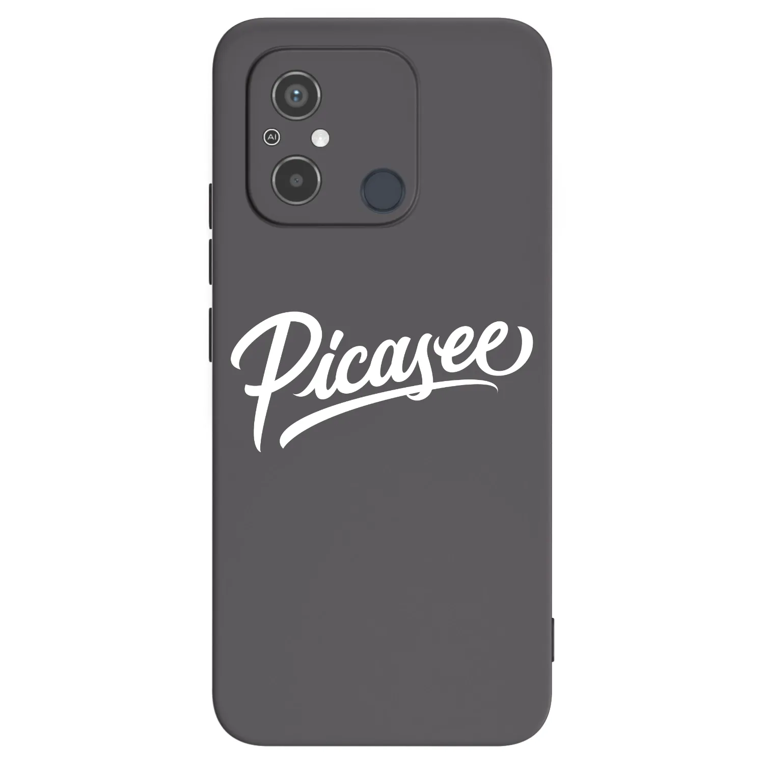 Picasee Μαύρη θήκη σιλικόνης για Xiaomi Redmi 12C - Picasee - old logo - white