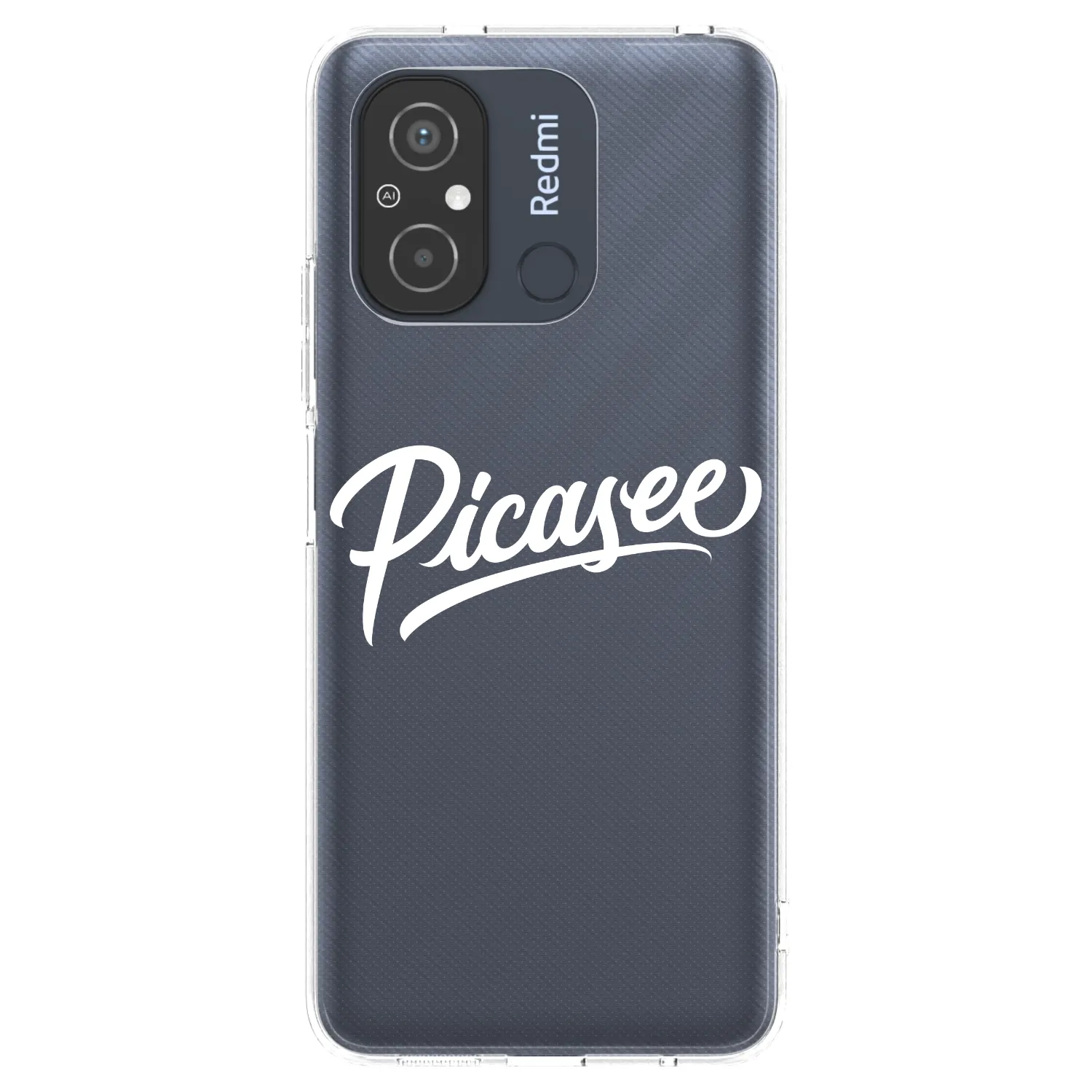 Picasee διαφανής θήκη σιλικόνης Xiaomi Redmi 12C - Picasee - old logo - white