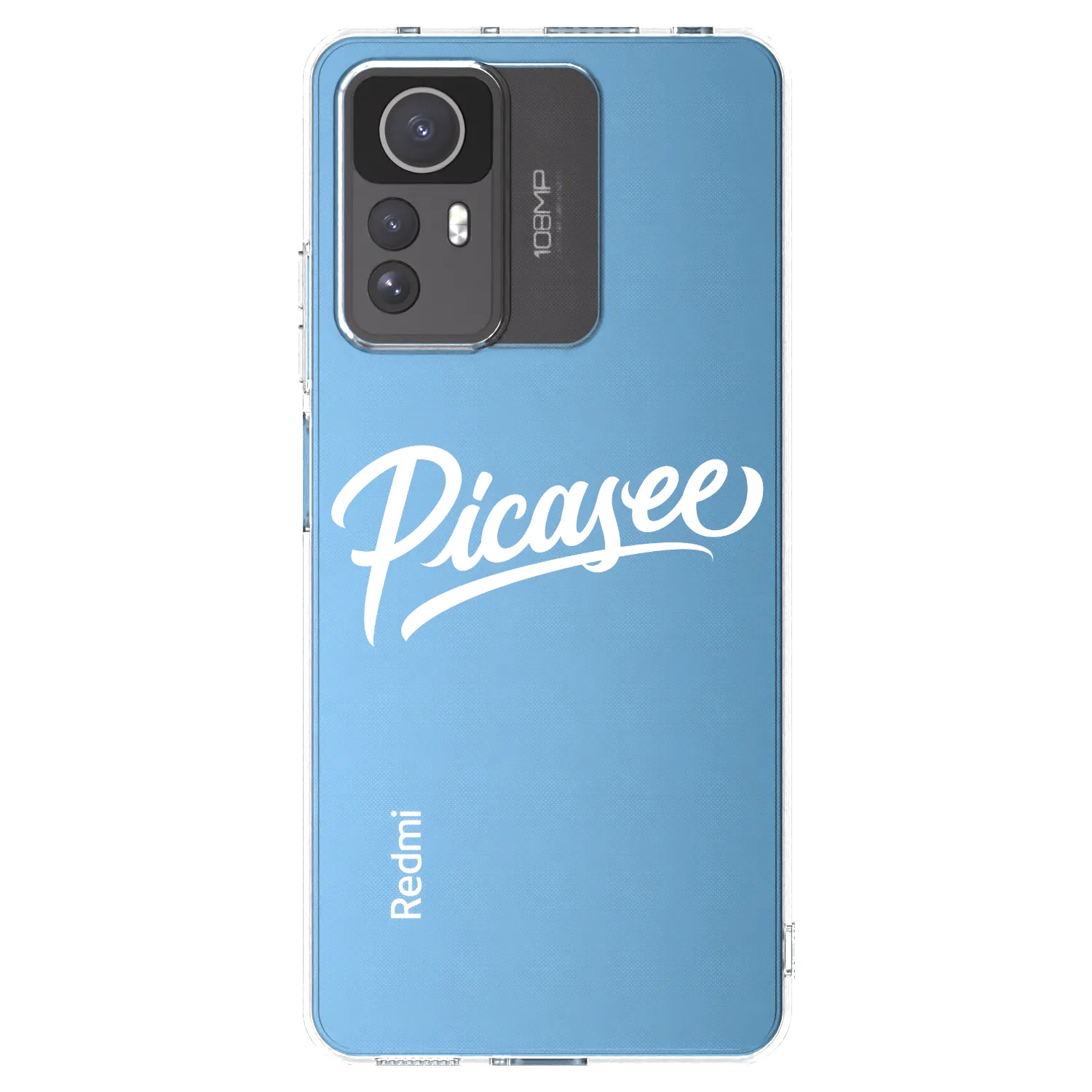 Picasee διαφανής θήκη σιλικόνης Xiaomi Redmi Note 12S - Picasee - old logo - white