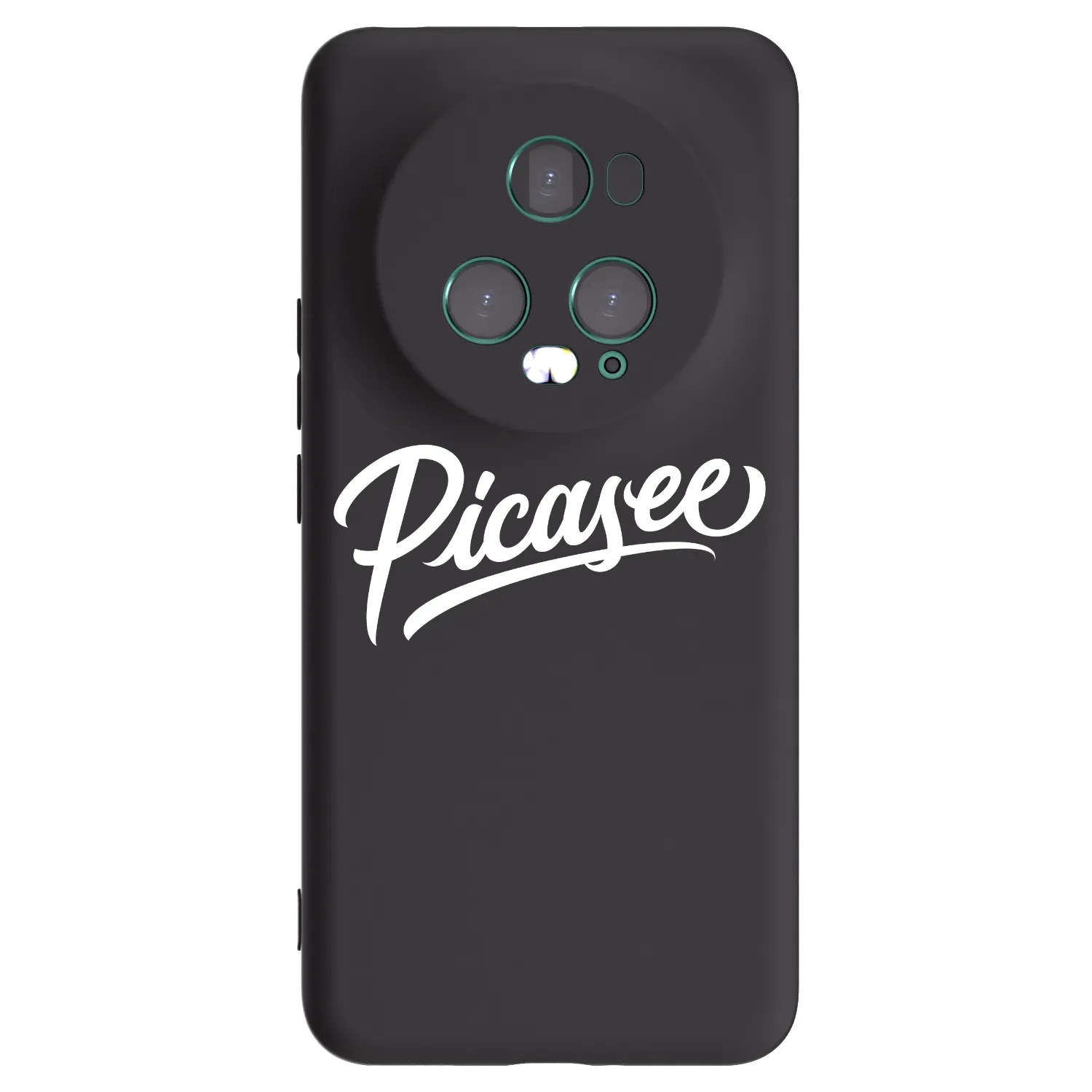 Picasee Μαύρη θήκη σιλικόνης για Honor Magic5 Pro - Picasee - old logo - white