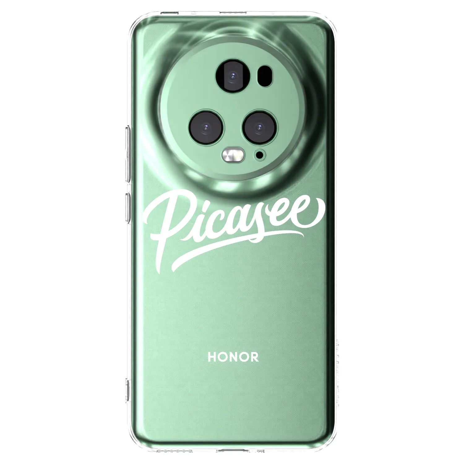 Picasee διαφανής θήκη σιλικόνης Honor Magic5 Pro - Picasee - old logo - white