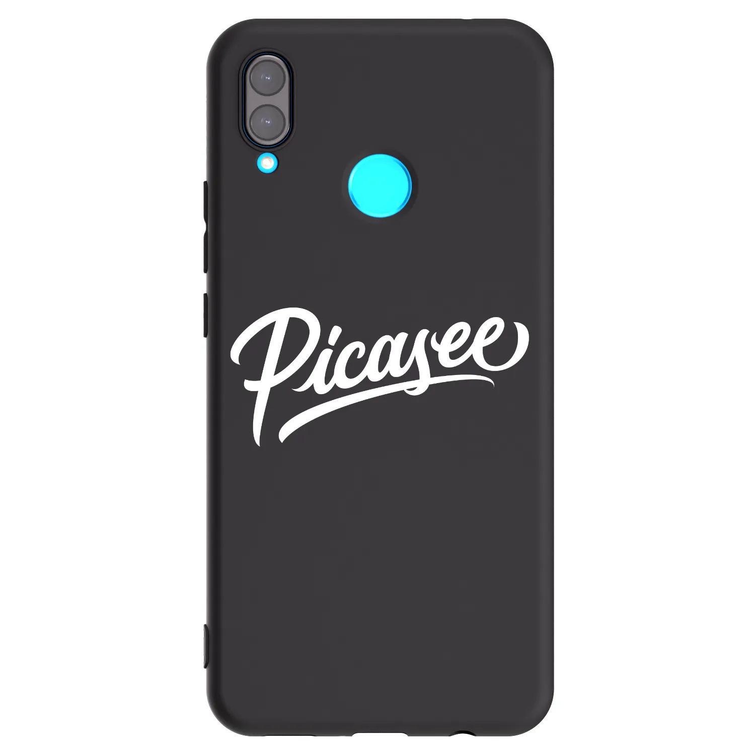 Picasee Μαύρη θήκη σιλικόνης για Huawei Nova 3 - Picasee - old logo - white