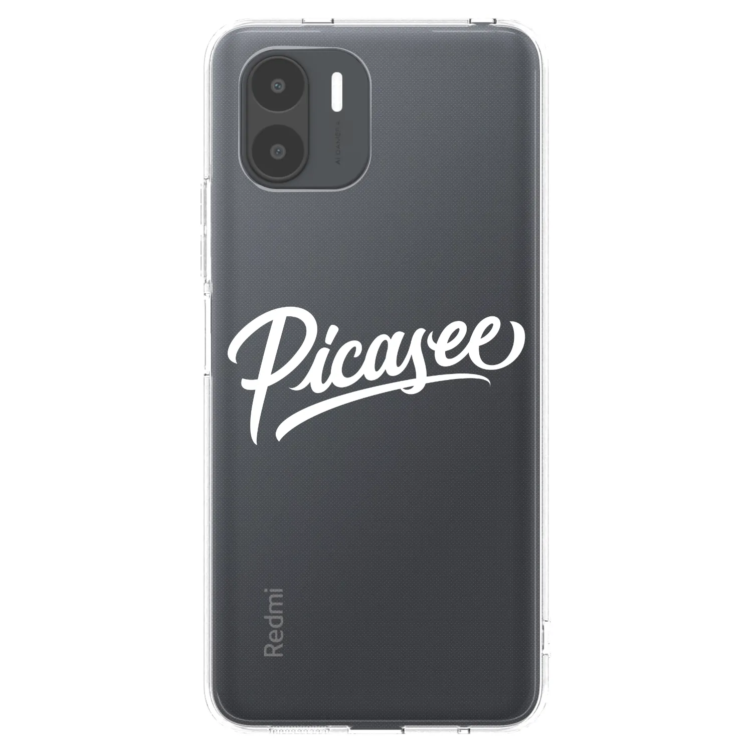 Picasee διαφανής θήκη σιλικόνης Xiaomi Redmi A2 - Picasee - old logo - white