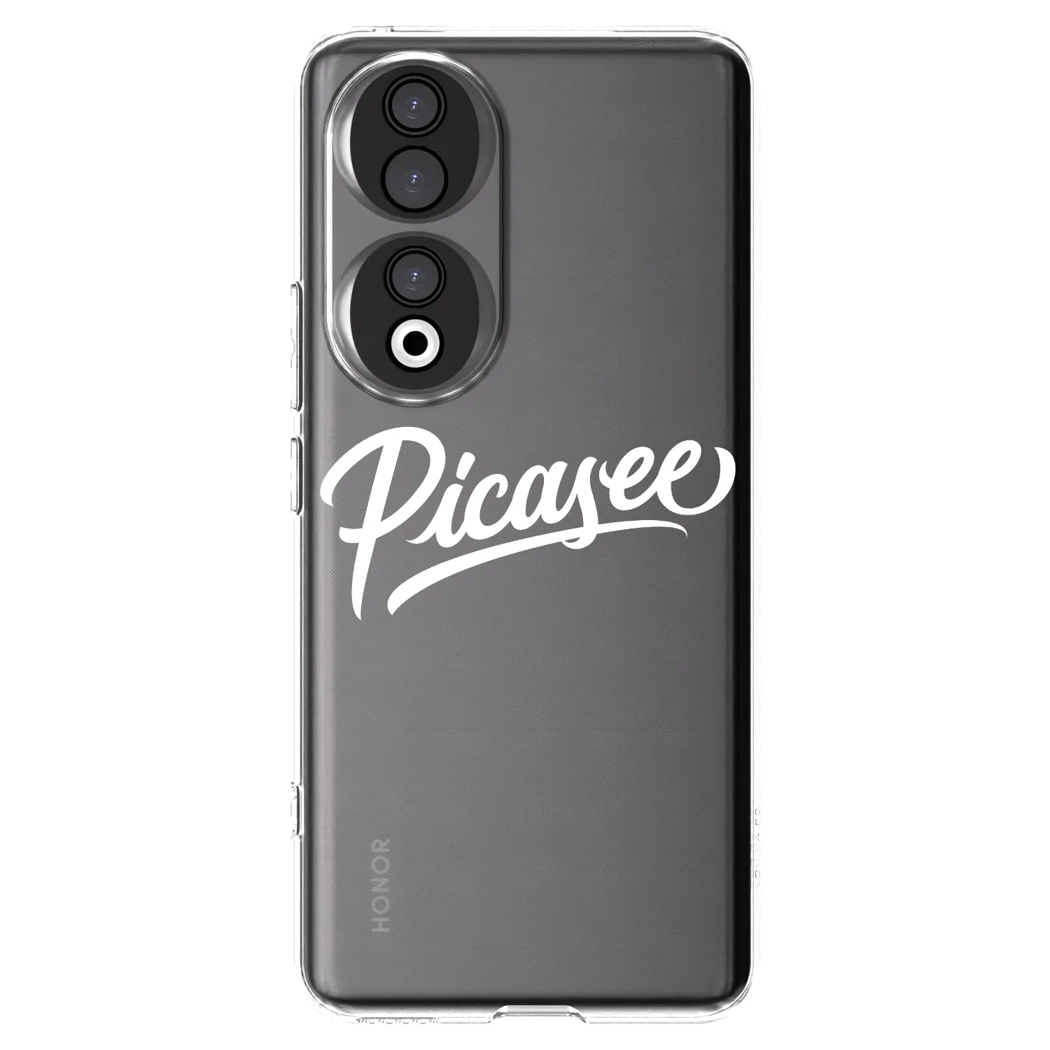 Picasee διαφανής θήκη σιλικόνης Honor 90 5G - Picasee - old logo - white