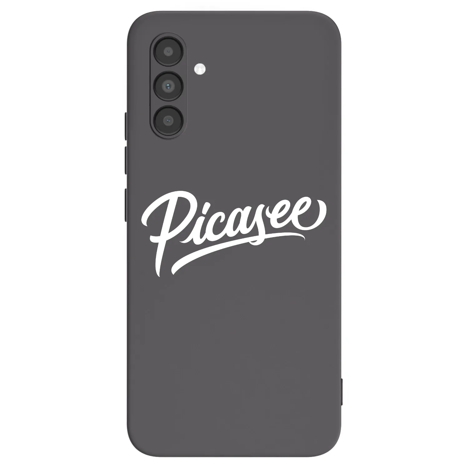 Picasee Μαύρη θήκη σιλικόνης για Samsung Galaxy A04s A047F - Picasee - old logo - white