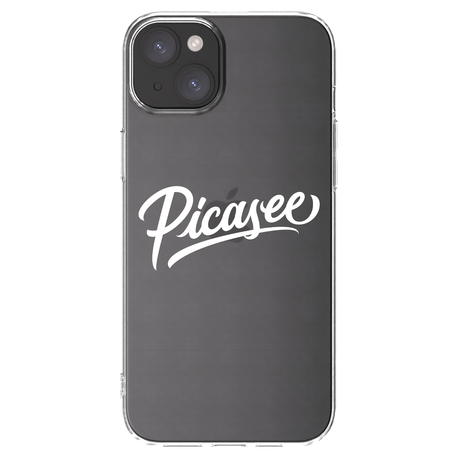 Picasee διαφανής θήκη σιλικόνης Apple iPhone 15 Plus - Picasee - old logo - white