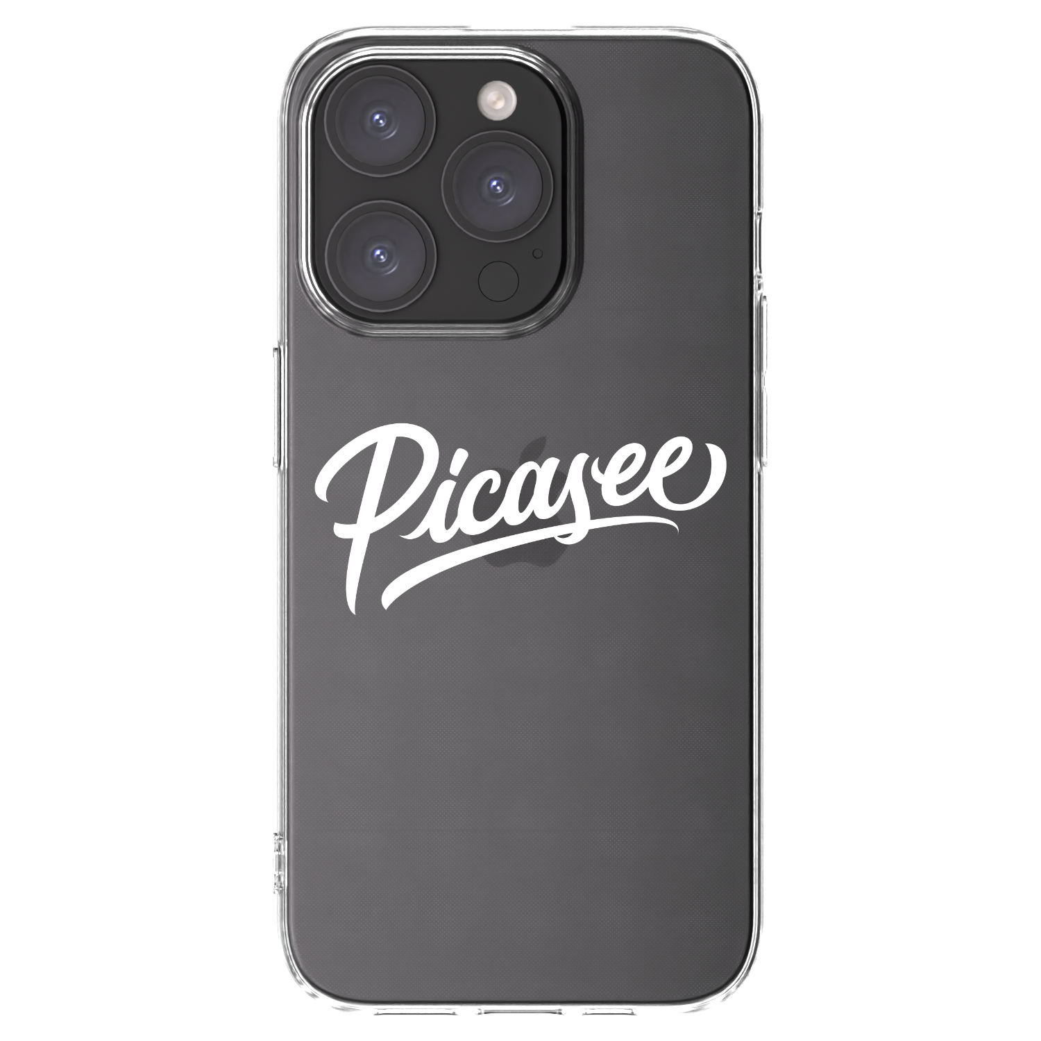 Picasee διαφανής θήκη σιλικόνης Apple iPhone 15 Pro - Picasee - old logo - white