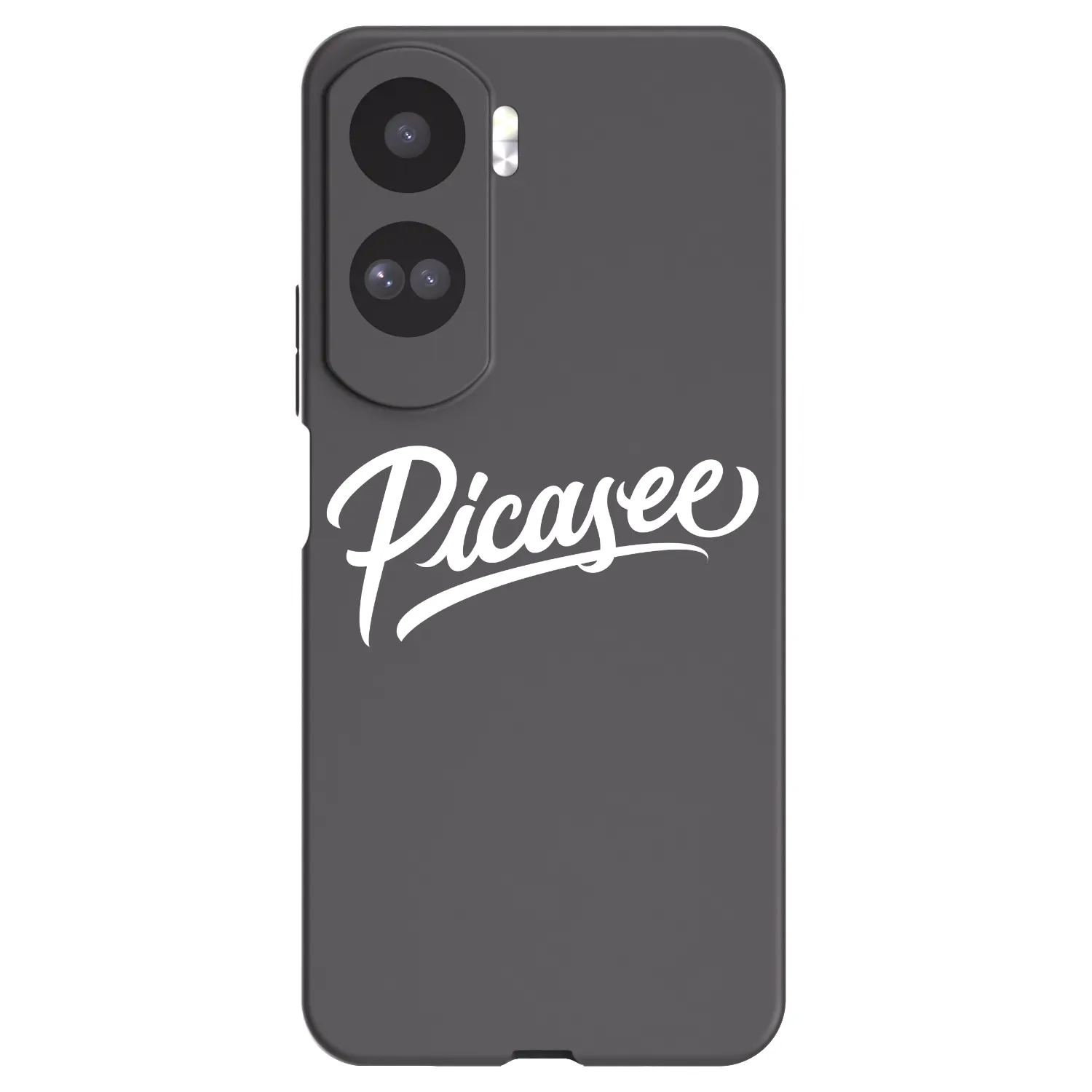 Picasee Μαύρη θήκη σιλικόνης για Honor 90 Lite 5G - Picasee - old logo - white