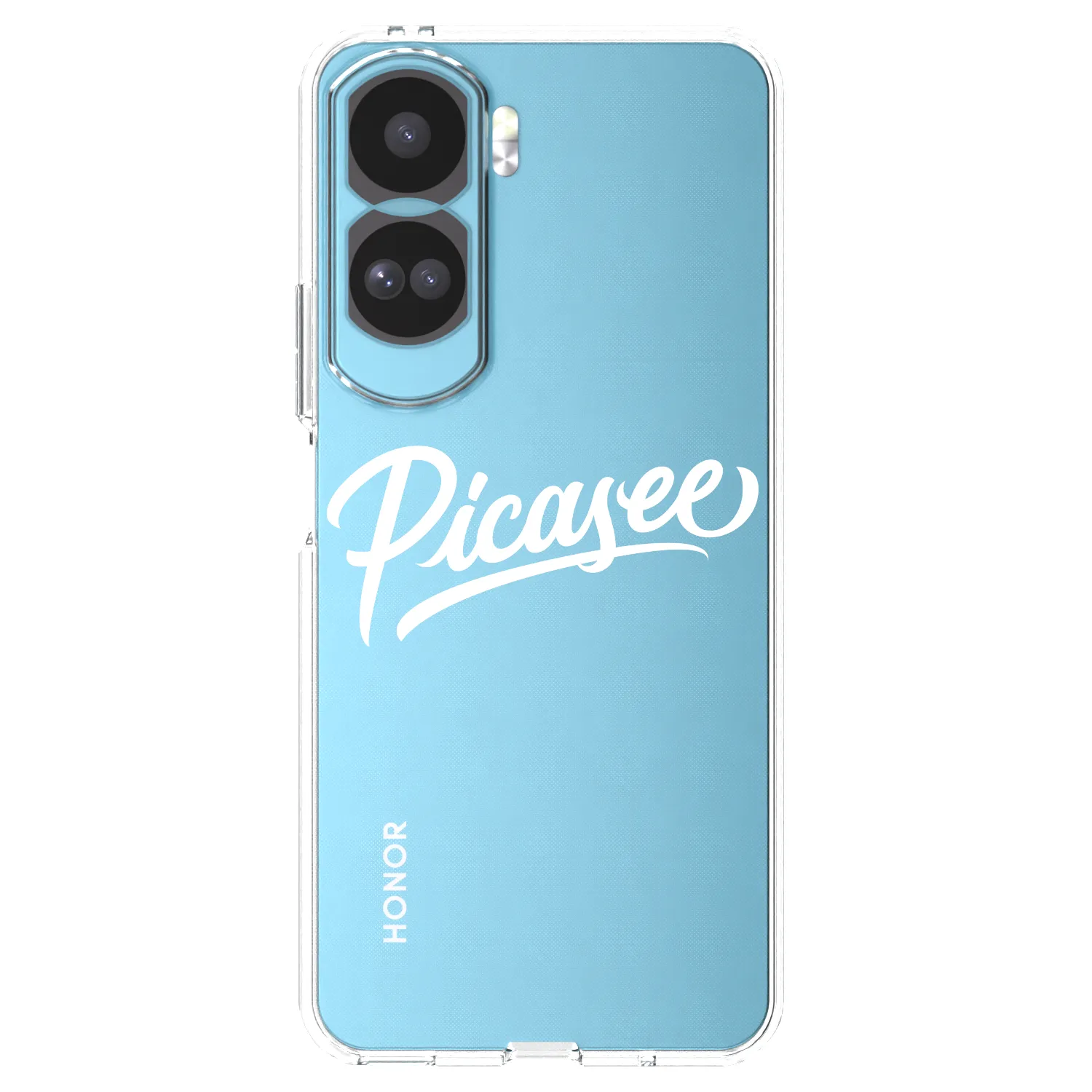 Picasee διαφανής θήκη σιλικόνης Honor 90 Lite 5G - Picasee - old logo - white