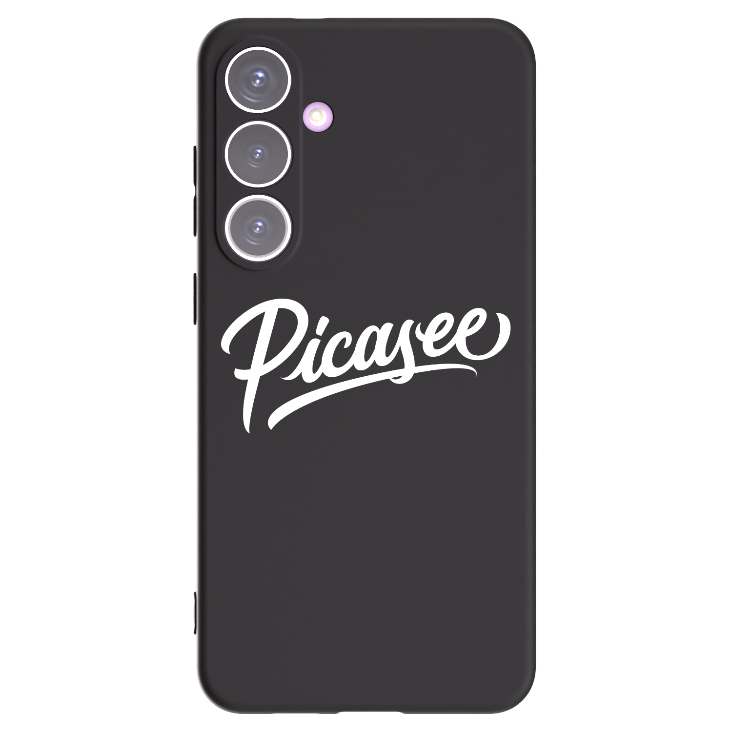 Picasee Μαύρη θήκη σιλικόνης για Samsung Galaxy S24+ S926B 5G - Picasee - old logo - white