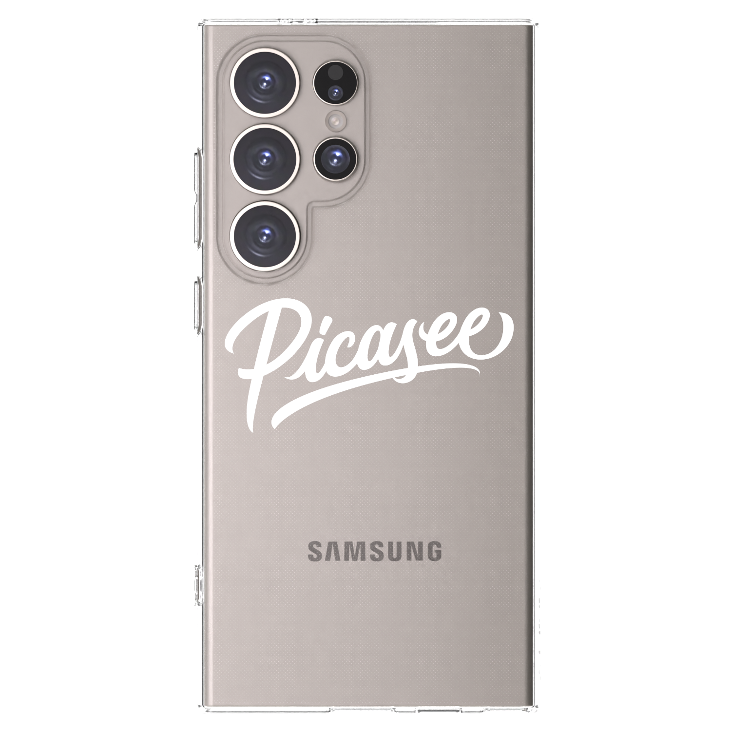 Picasee διαφανής θήκη σιλικόνης Samsung Galaxy S24 Ultra S928B 5G - Picasee - old logo - white