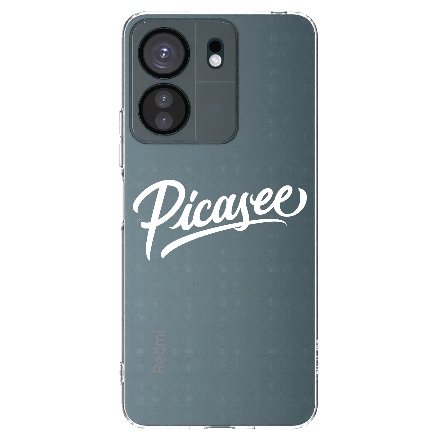 Picasee διαφανής θήκη σιλικόνης Xiaomi Redmi 13C 4G - Picasee - old logo - white