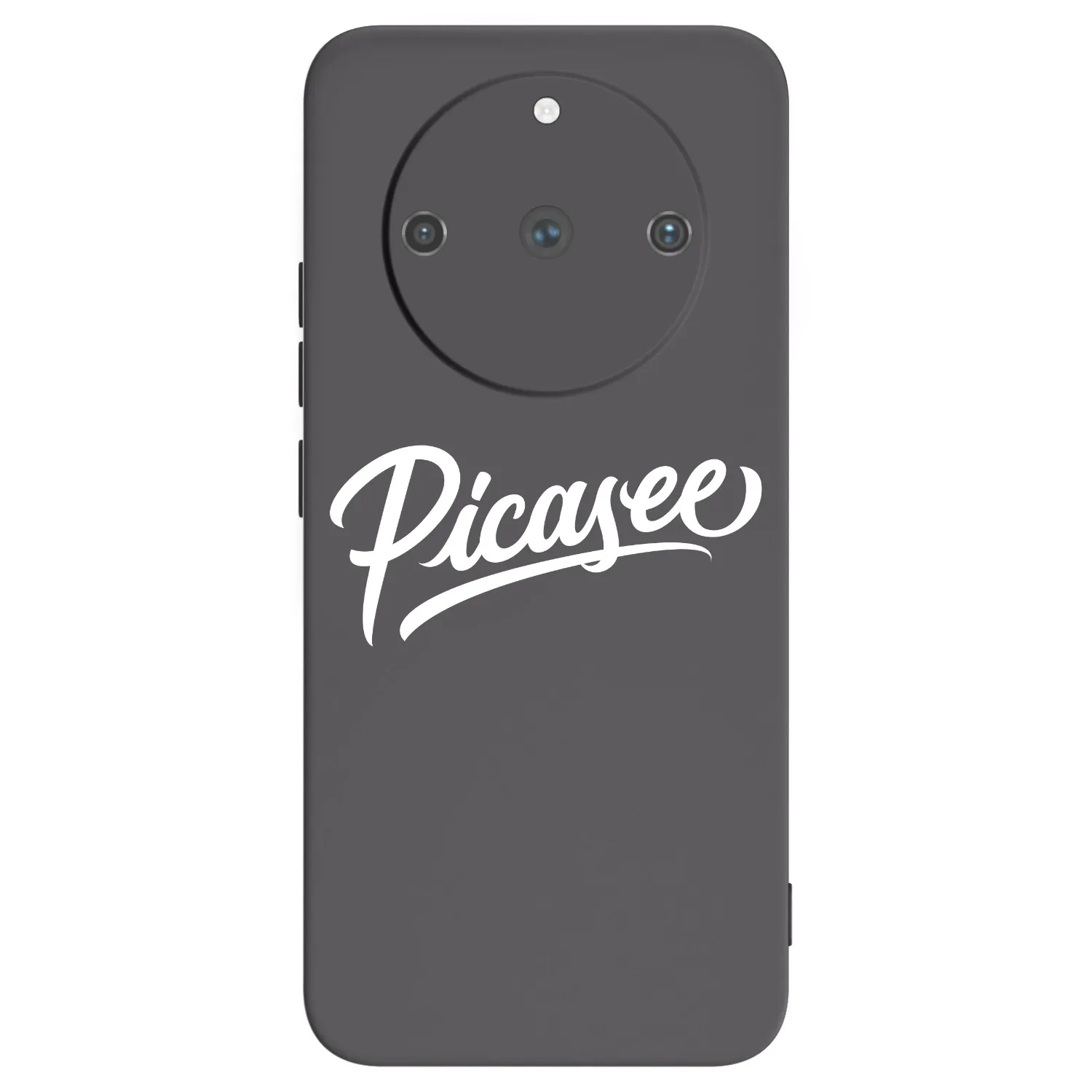 Picasee Μαύρη θήκη σιλικόνης για Realme 11 Pro+ - Picasee - old logo - white