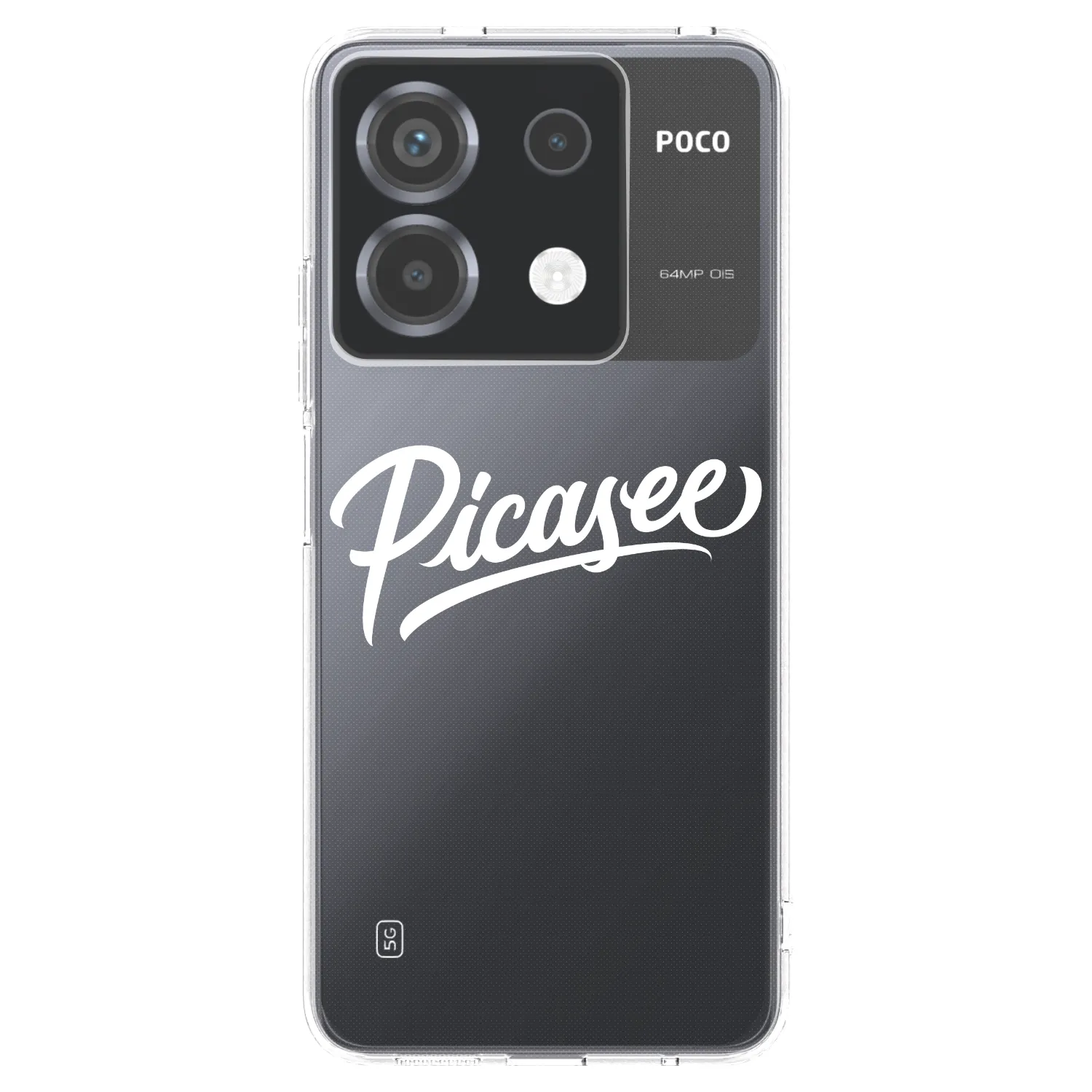 Picasee διαφανής θήκη σιλικόνης Xiaomi Poco X6 - Picasee - old logo - white
