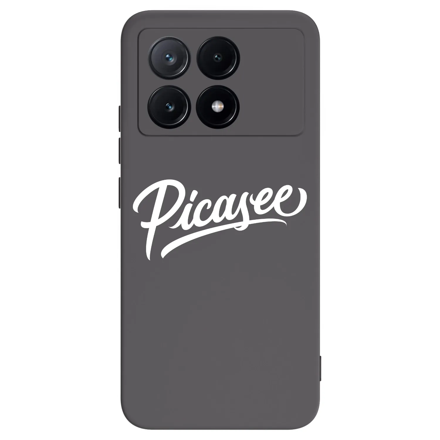 Picasee Μαύρη θήκη σιλικόνης για Xiaomi Poco X6 Pro - Picasee - old logo - white