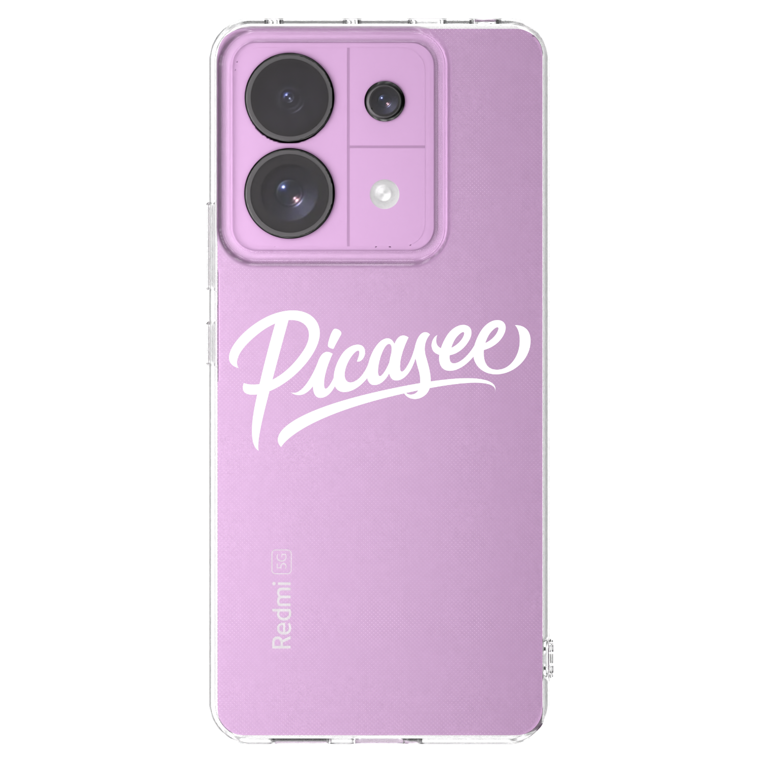 Picasee διαφανής θήκη σιλικόνης Xiaomi Redmi Note 13 Pro 5G - Picasee - old logo - white