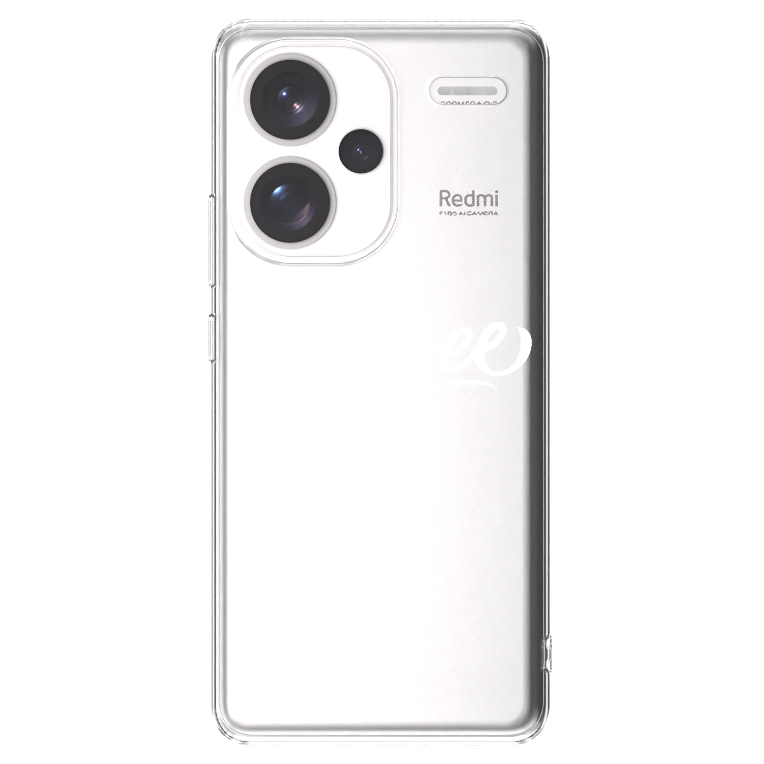 Picasee διαφανής θήκη σιλικόνης Xiaomi Redmi Note 13 Pro+ 5G - Picasee - old logo - white