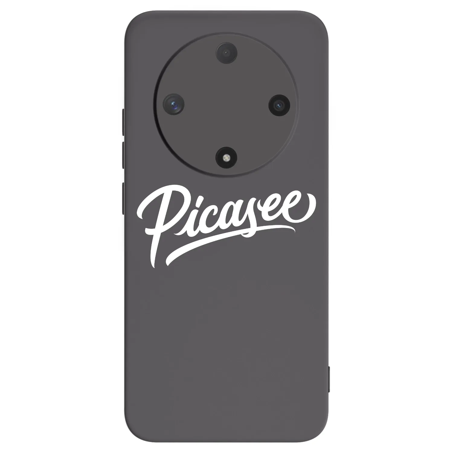 Picasee Μαύρη θήκη σιλικόνης για Honor Magic6 Lite 5G - Picasee - old logo - white