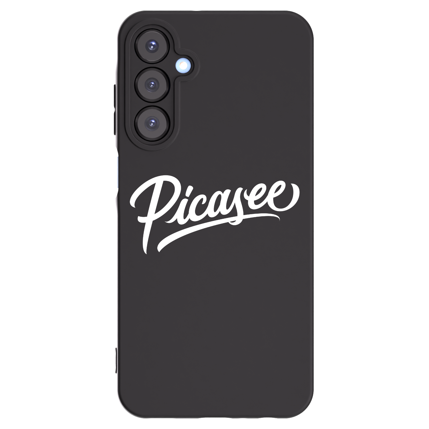Picasee Μαύρη θήκη σιλικόνης για Samsung Galaxy A25 A256B 5G - Picasee - old logo - white