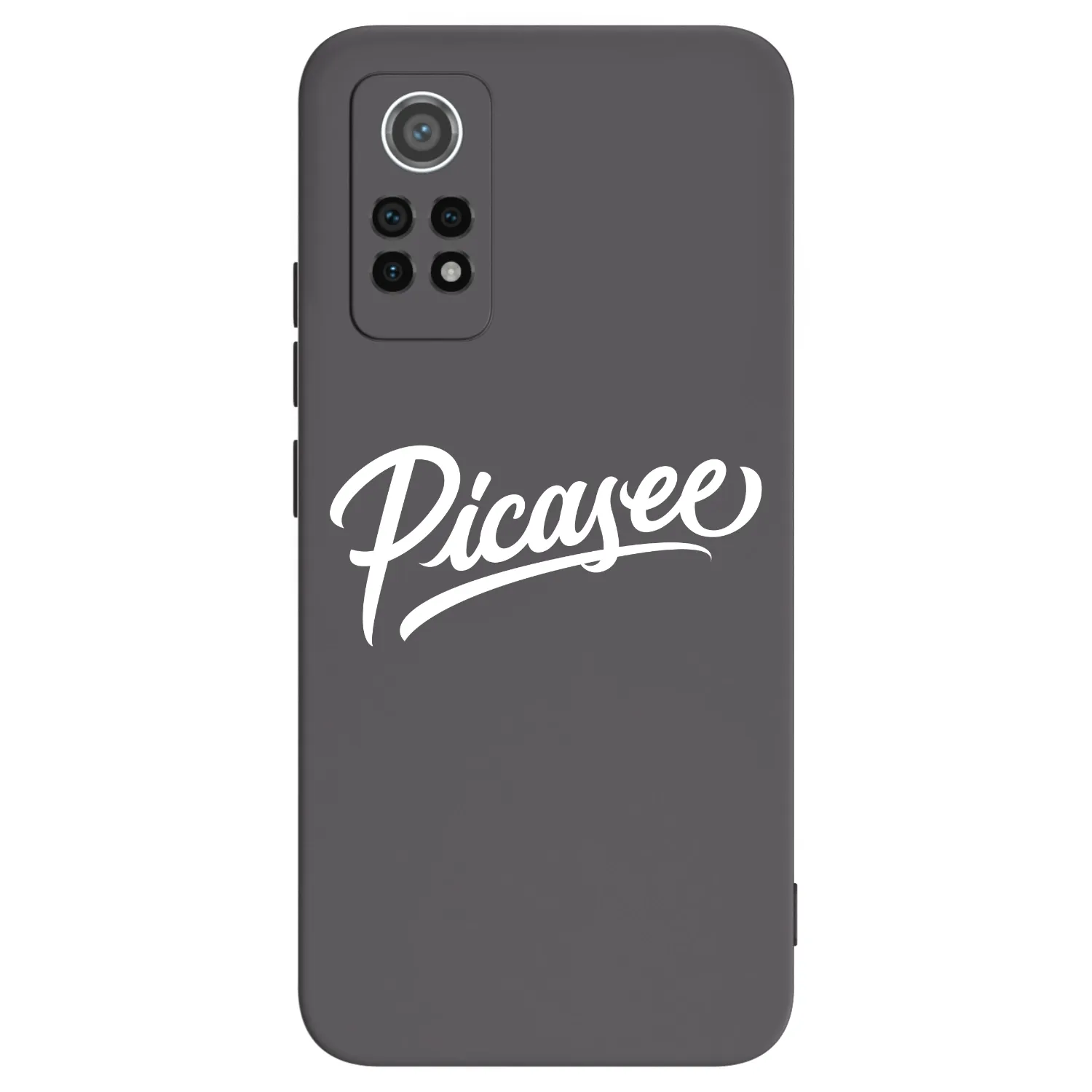 Picasee Μαύρη θήκη σιλικόνης για Xiaomi Redmi Note 12 Pro 4G - Picasee - old logo - white