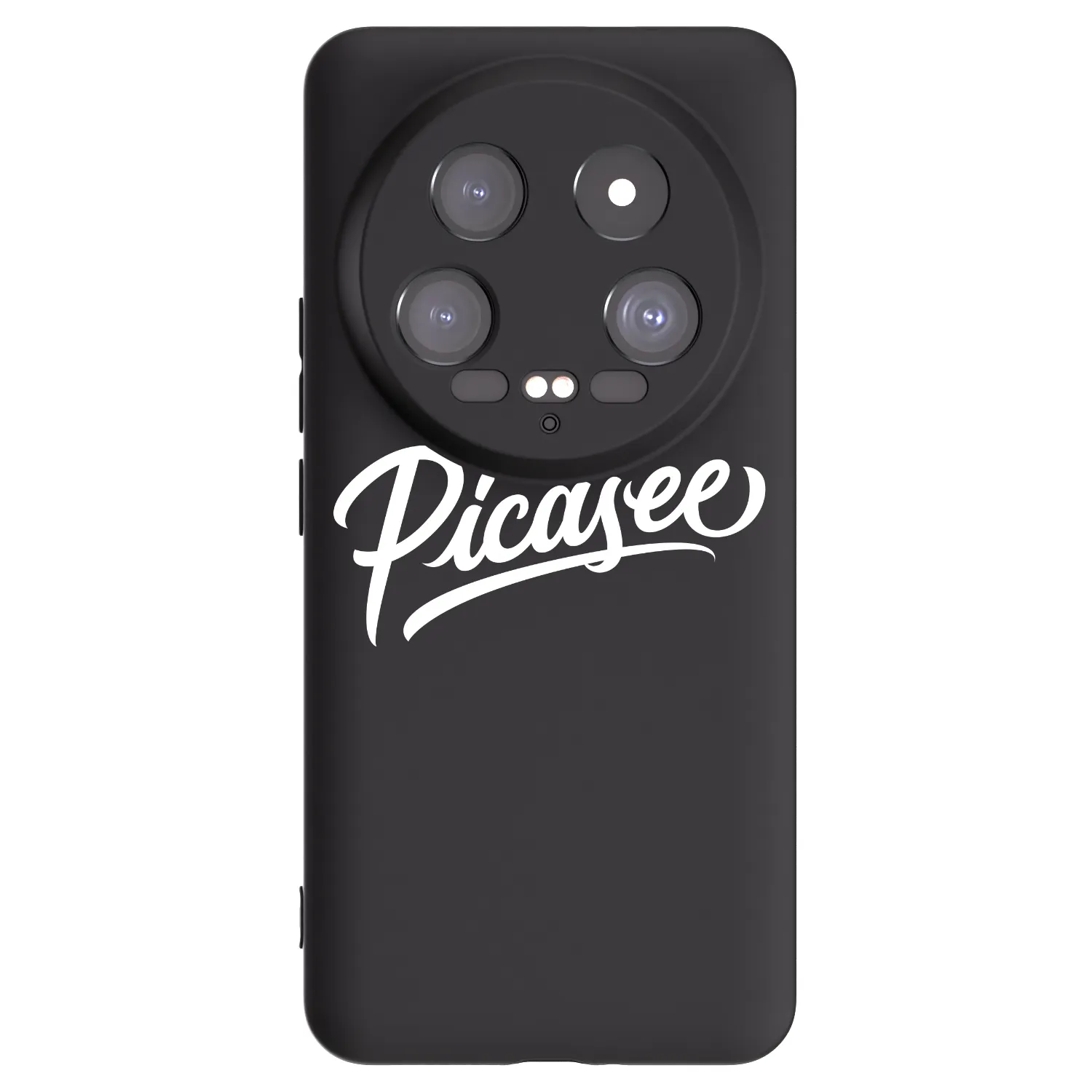 Picasee Μαύρη θήκη σιλικόνης για Xiaomi 14 Ultra - Picasee - old logo - white