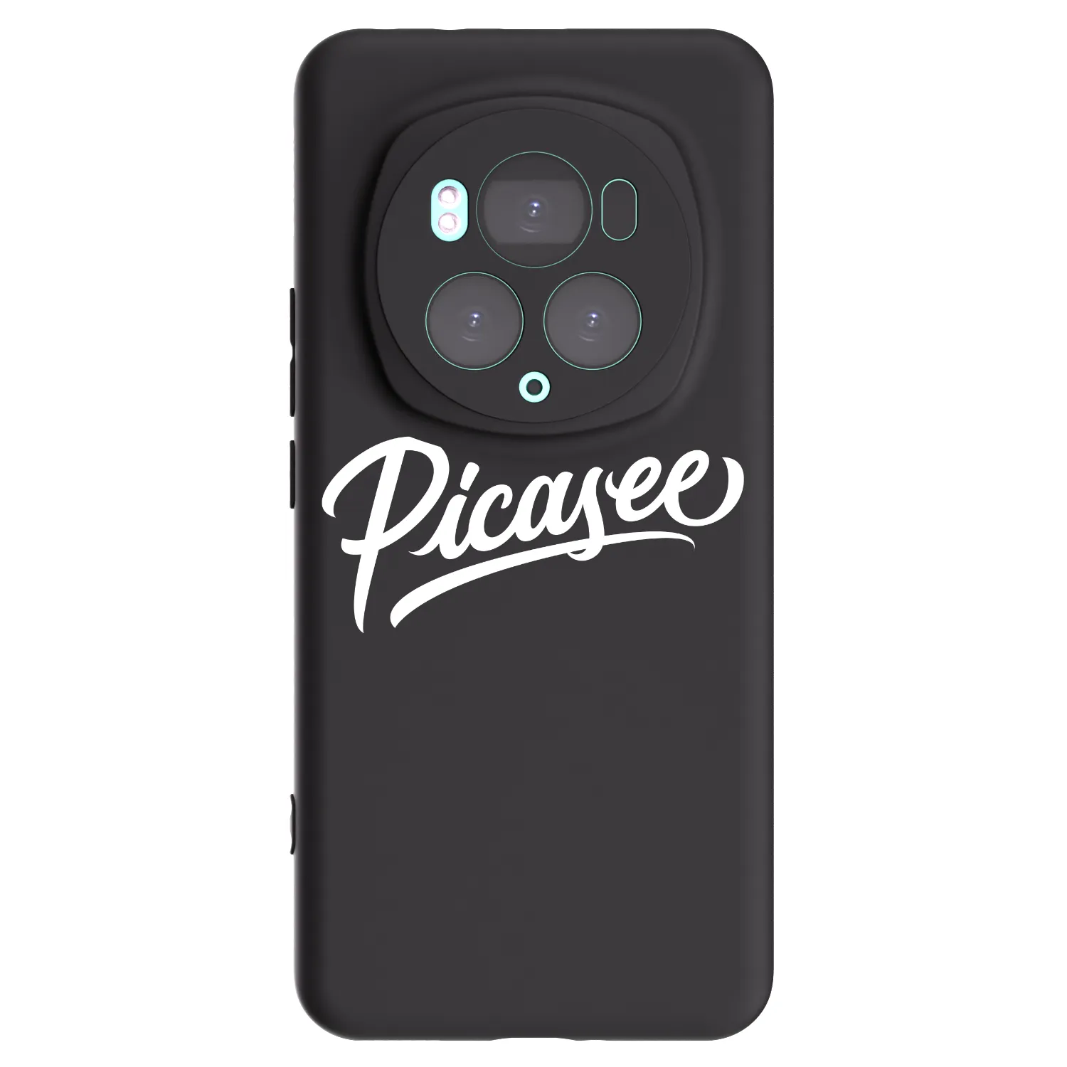 Picasee Μαύρη θήκη σιλικόνης για Honor Magic6 Pro - Picasee - old logo - white
