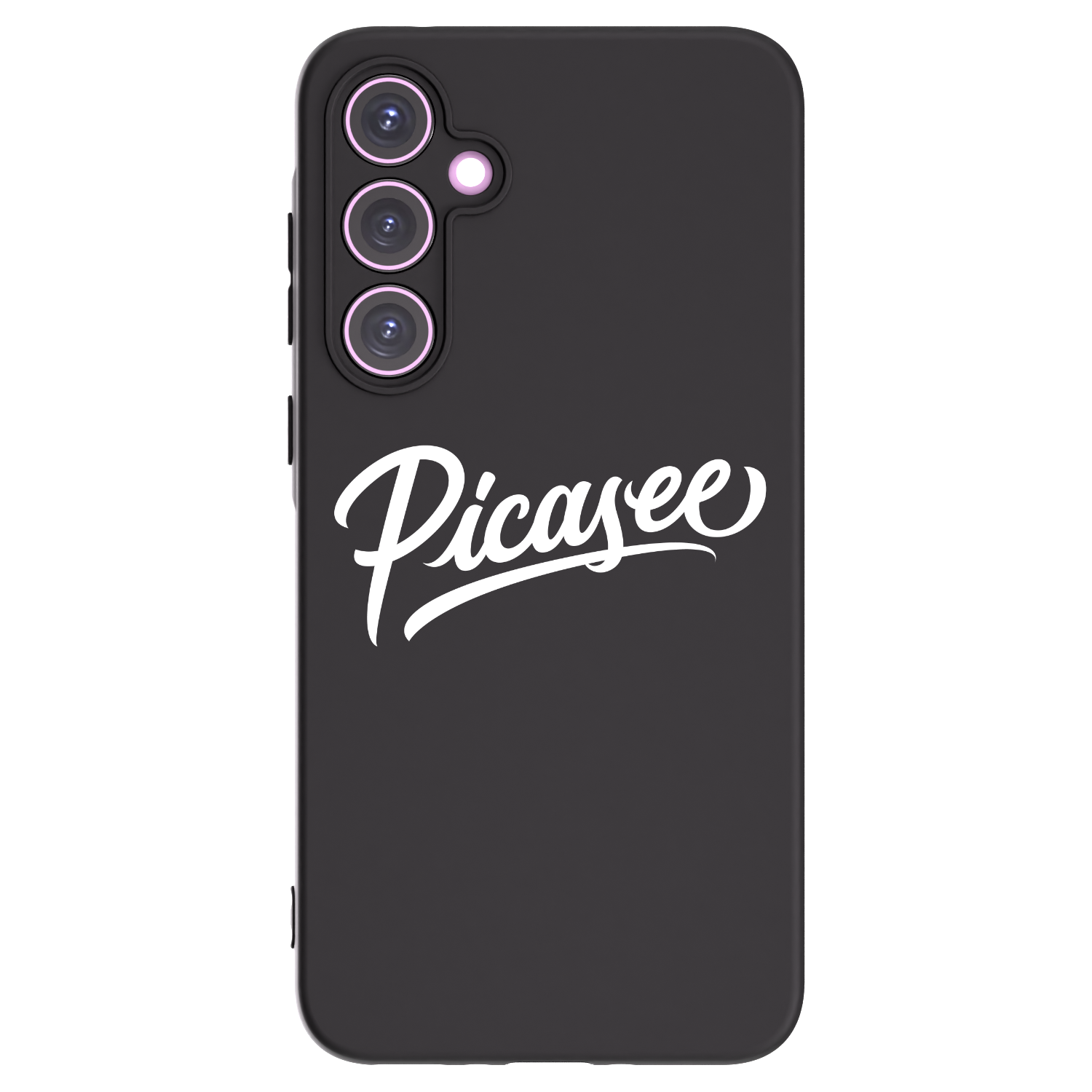 Picasee Μαύρη θήκη σιλικόνης για Samsung Galaxy A35 5G A356B - Picasee - old logo - white