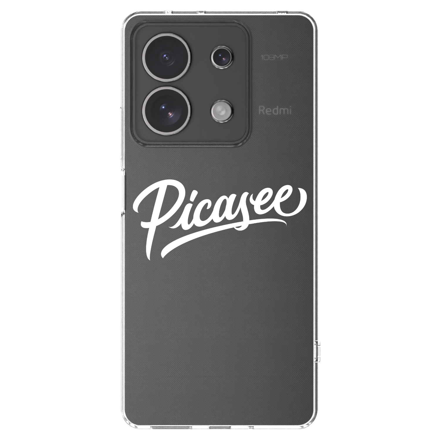 Picasee διαφανής θήκη σιλικόνης Xiaomi Redmi Note 13 4G - Picasee - old logo - white