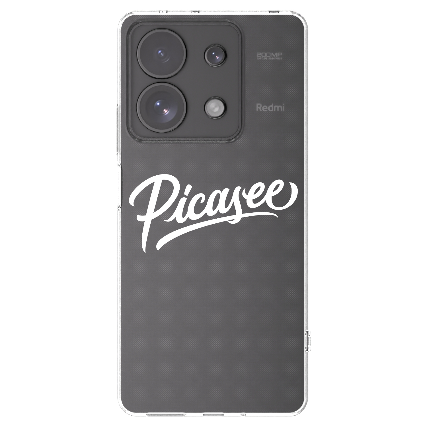 Picasee διαφανής θήκη σιλικόνης Xiaomi Redmi Note 13 Pro 4G - Picasee - old logo - white