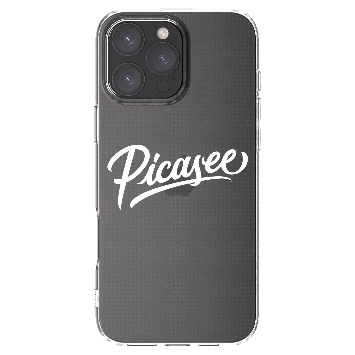 Picasee διαφανής θήκη σιλικόνης Apple iPhone 16 Pro Max - Picasee - old logo - white