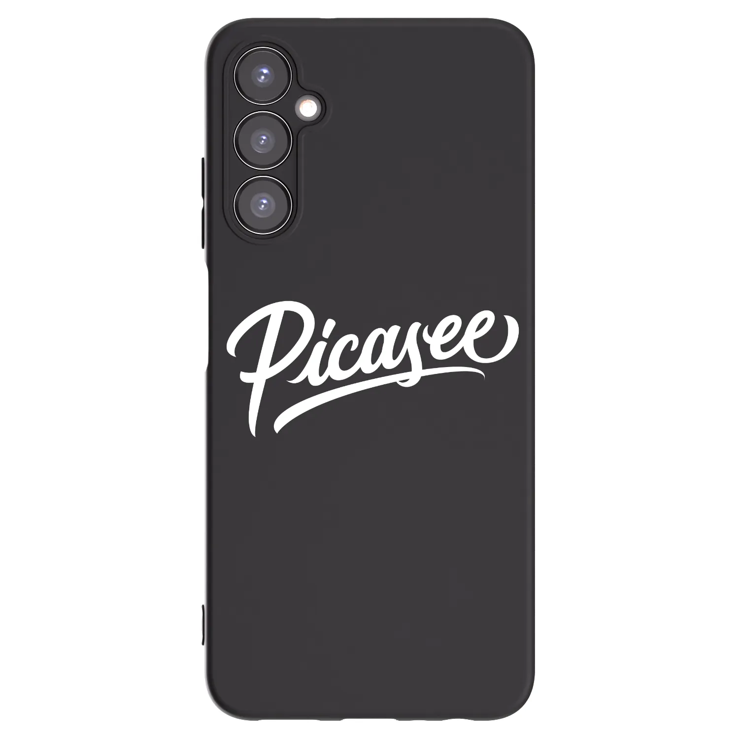 Picasee Μαύρη θήκη σιλικόνης για Samsung Galaxy A05s A057G - Picasee - old logo - white