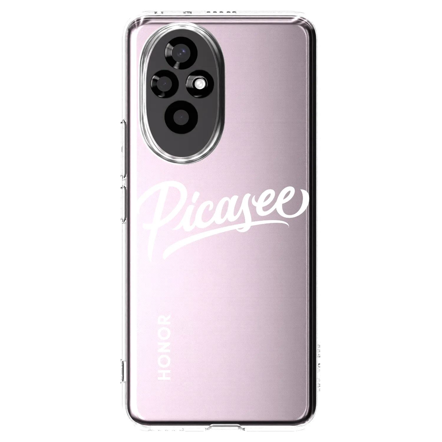 Picasee διαφανής θήκη σιλικόνης Honor 200 Pro 5G - Picasee - old logo - white