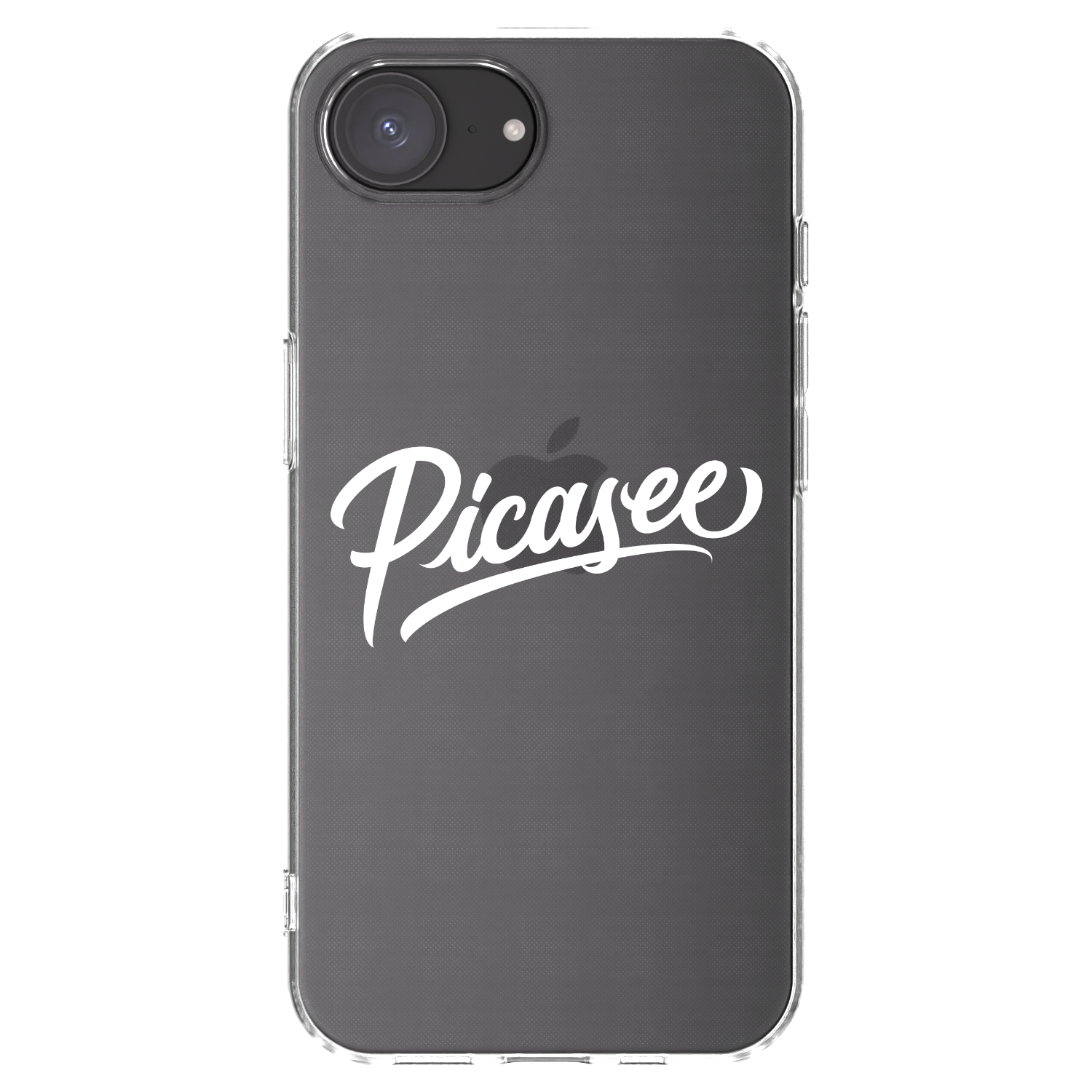 Picasee διαφανής θήκη σιλικόνης Apple iPhone 16e - Picasee - old logo - white