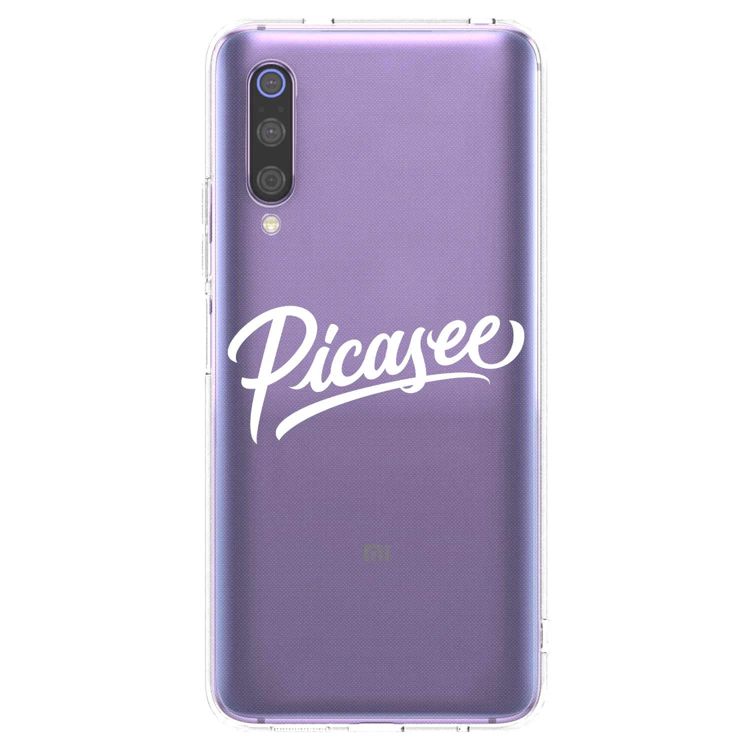Picasee διαφανής θήκη σιλικόνης Xiaomi Mi 9 - Picasee - old logo - white