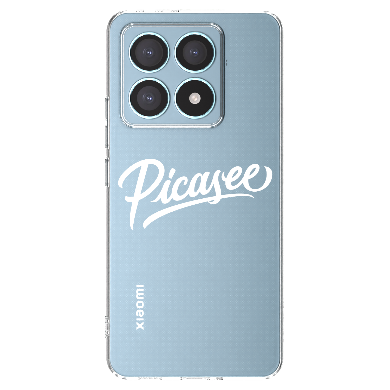 Picasee διαφανής θήκη σιλικόνης Xiaomi 14T Pro - Picasee - old logo - white