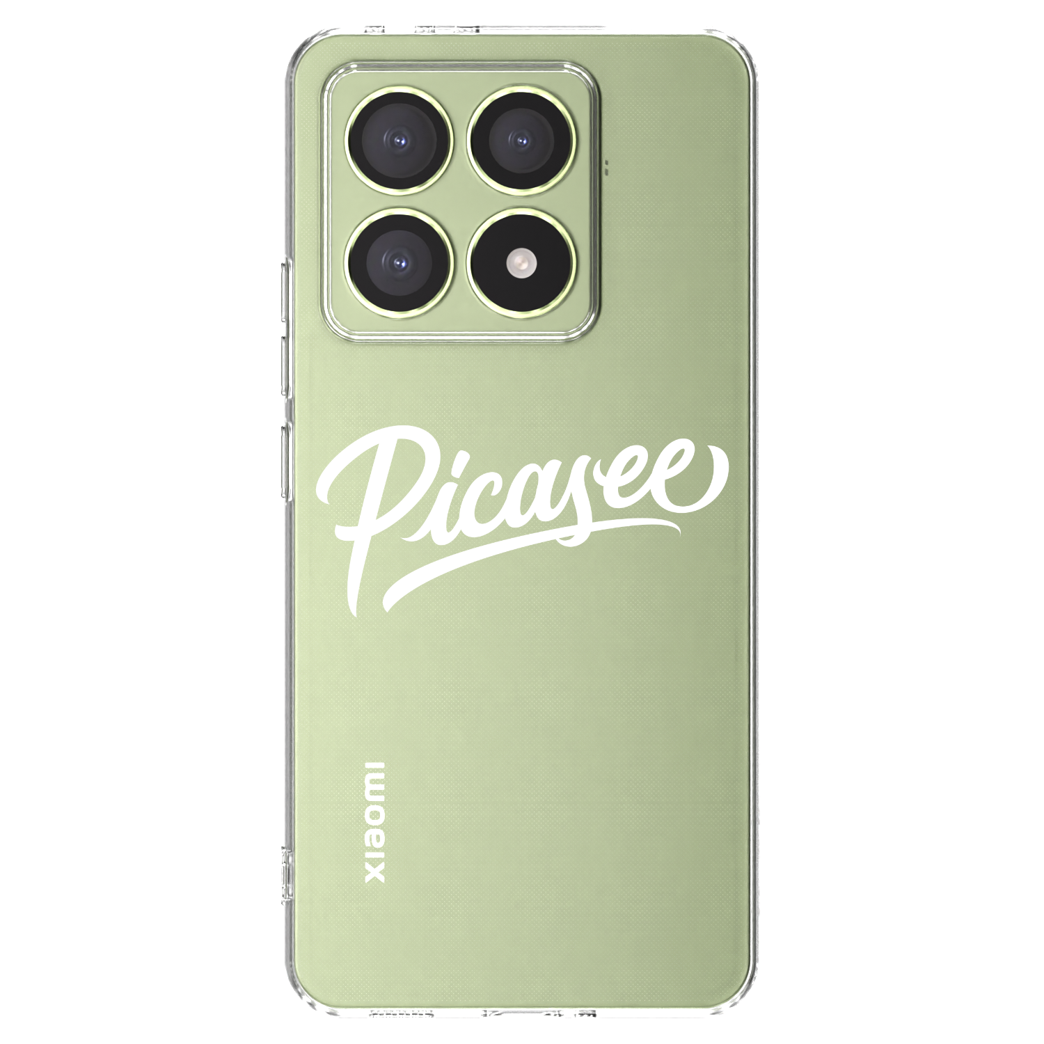 Picasee διαφανής θήκη σιλικόνης Xiaomi 14T - Picasee - old logo - white