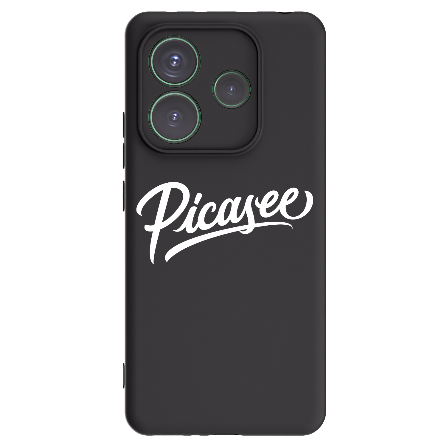 Picasee Μαύρη θήκη σιλικόνης για Xiaomi Redmi Note 14 5G - Picasee - old logo - white