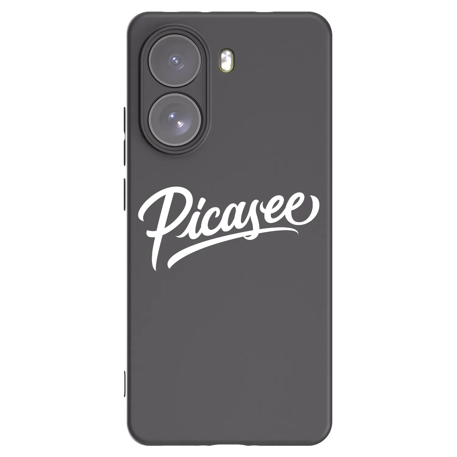 Picasee Μαύρη θήκη σιλικόνης για Xiaomi Poco X7 - Picasee - old logo - white