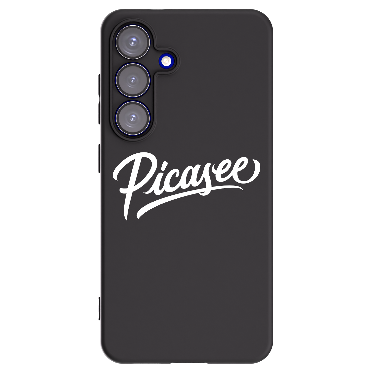 Picasee Μαύρη θήκη σιλικόνης για Samsung Galaxy S25 5G - Picasee - old logo - white