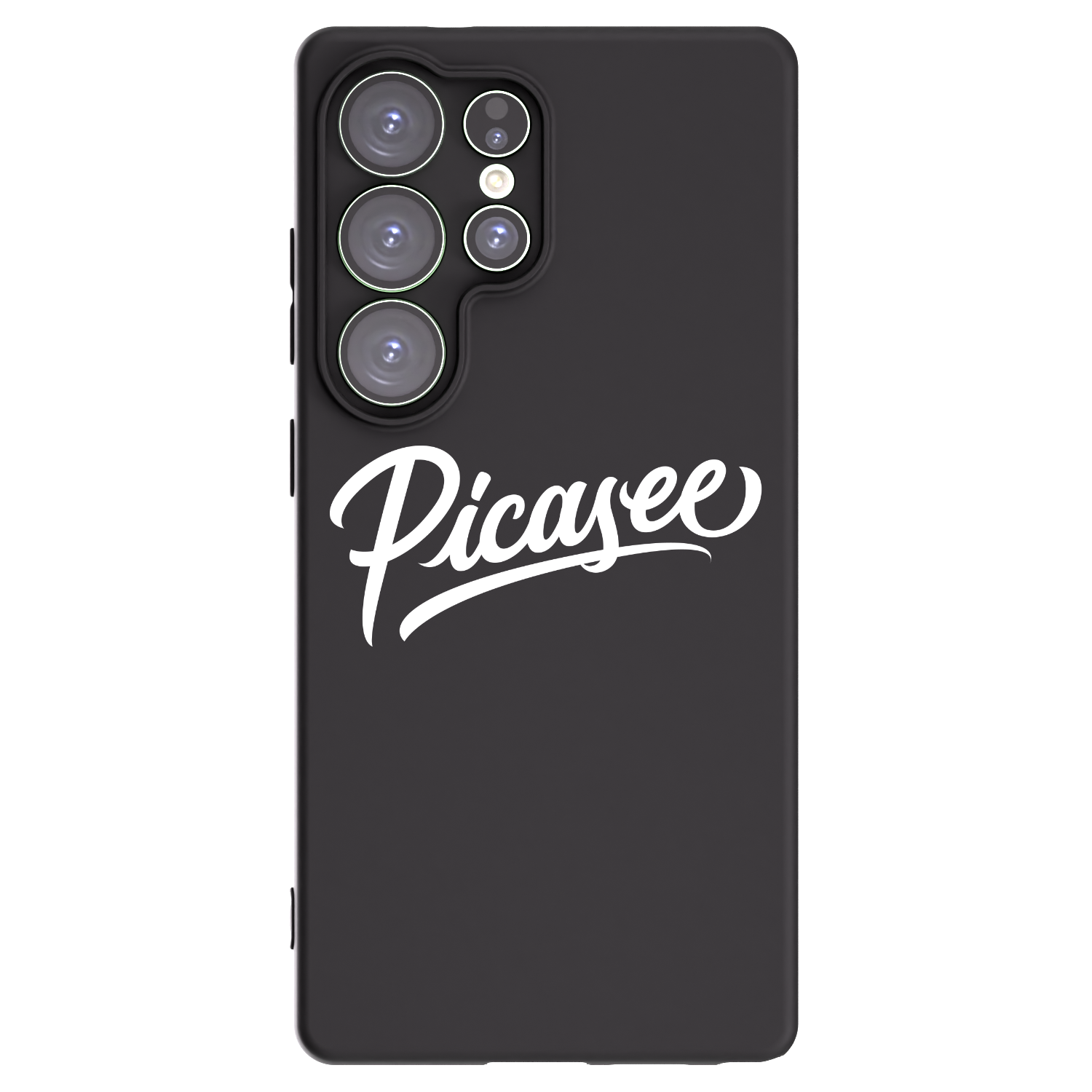 Picasee Μαύρη θήκη σιλικόνης για Samsung Galaxy S25 Ultra 5G - Picasee - old logo - white