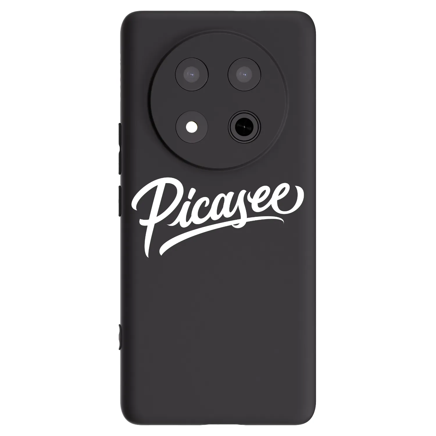 Picasee Μαύρη θήκη σιλικόνης για Honor Magic7 Lite 5G - Picasee - old logo - white