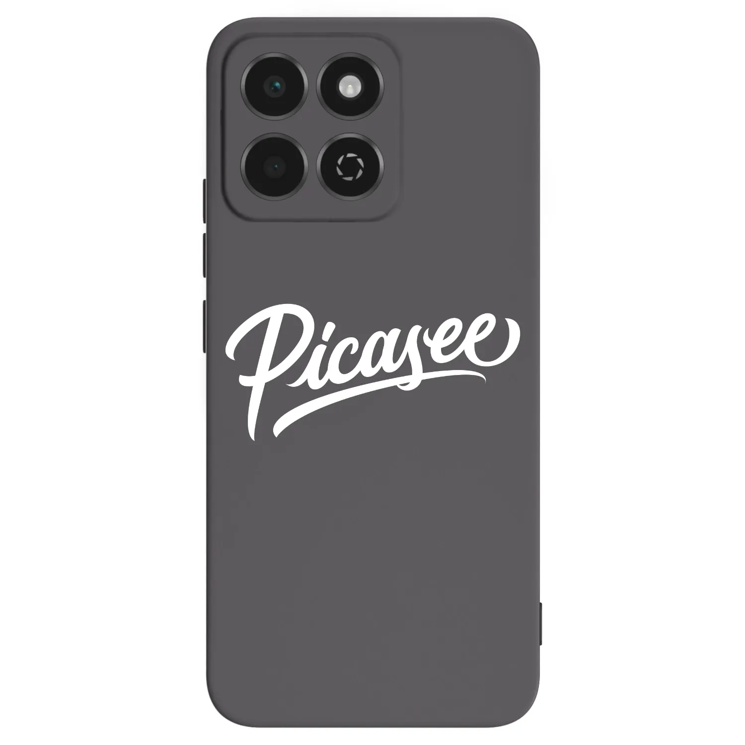 Picasee Μαύρη θήκη σιλικόνης για Honor 200 Smart 5G - Picasee - old logo - white
