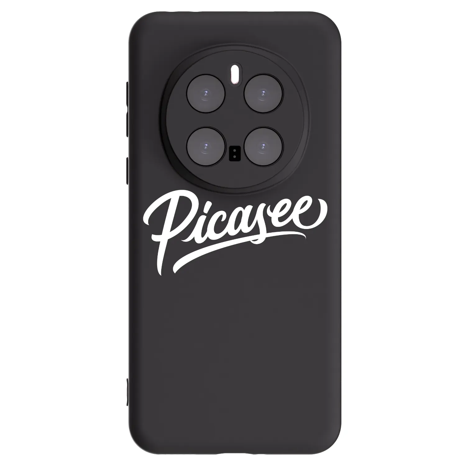 Picasee Μαύρη θήκη σιλικόνης για Honor Magic7 Pro 5G - Picasee - old logo - white