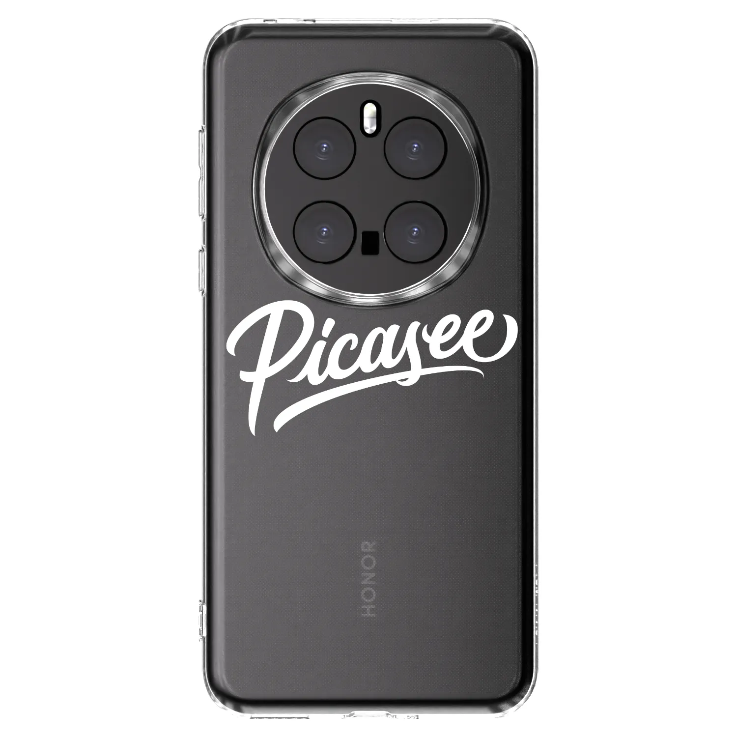 Picasee διαφανής θήκη σιλικόνης Honor Magic7 Pro 5G - Picasee - old logo - white