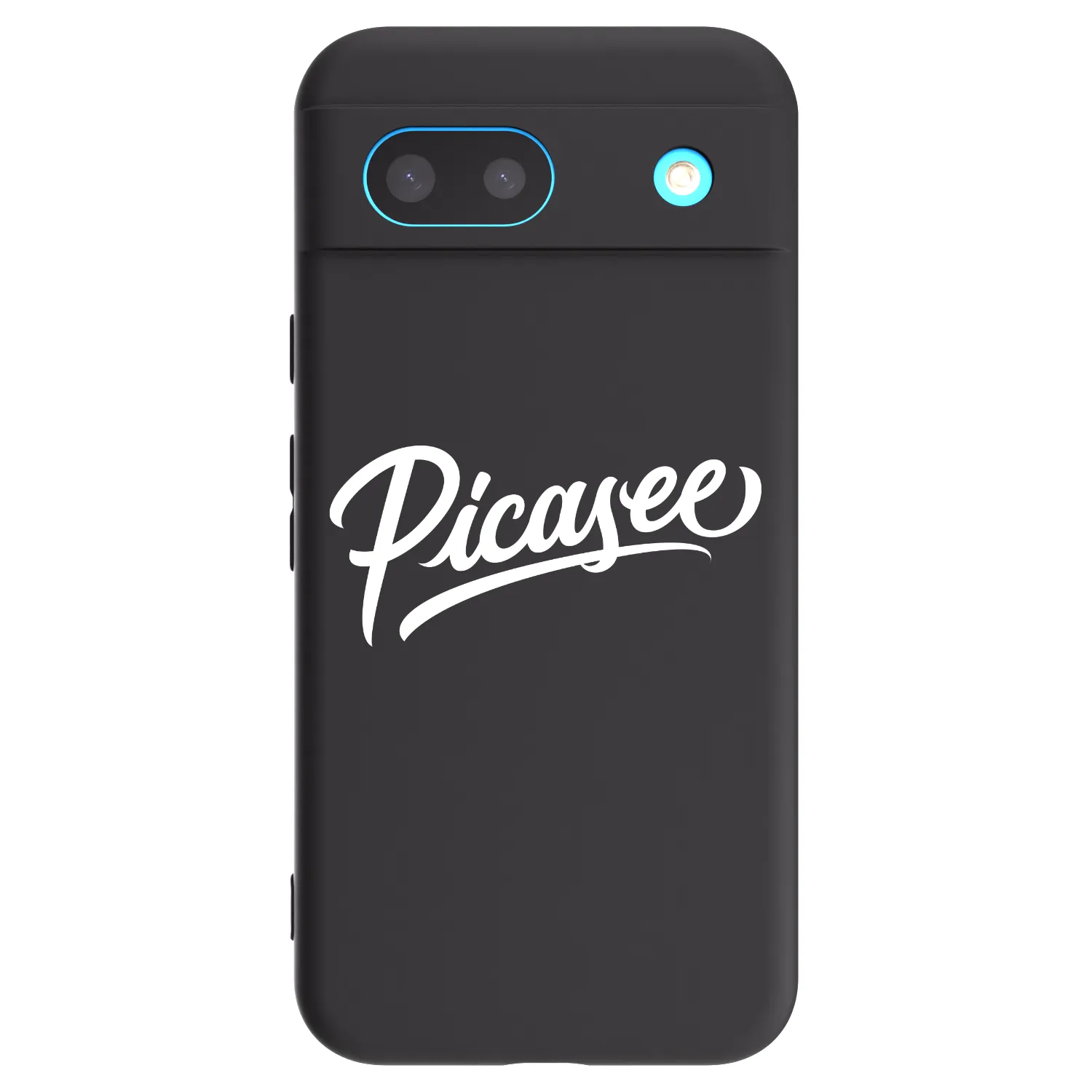 Picasee Μαύρη θήκη σιλικόνης για Google Pixel 8 - Picasee - old logo - white