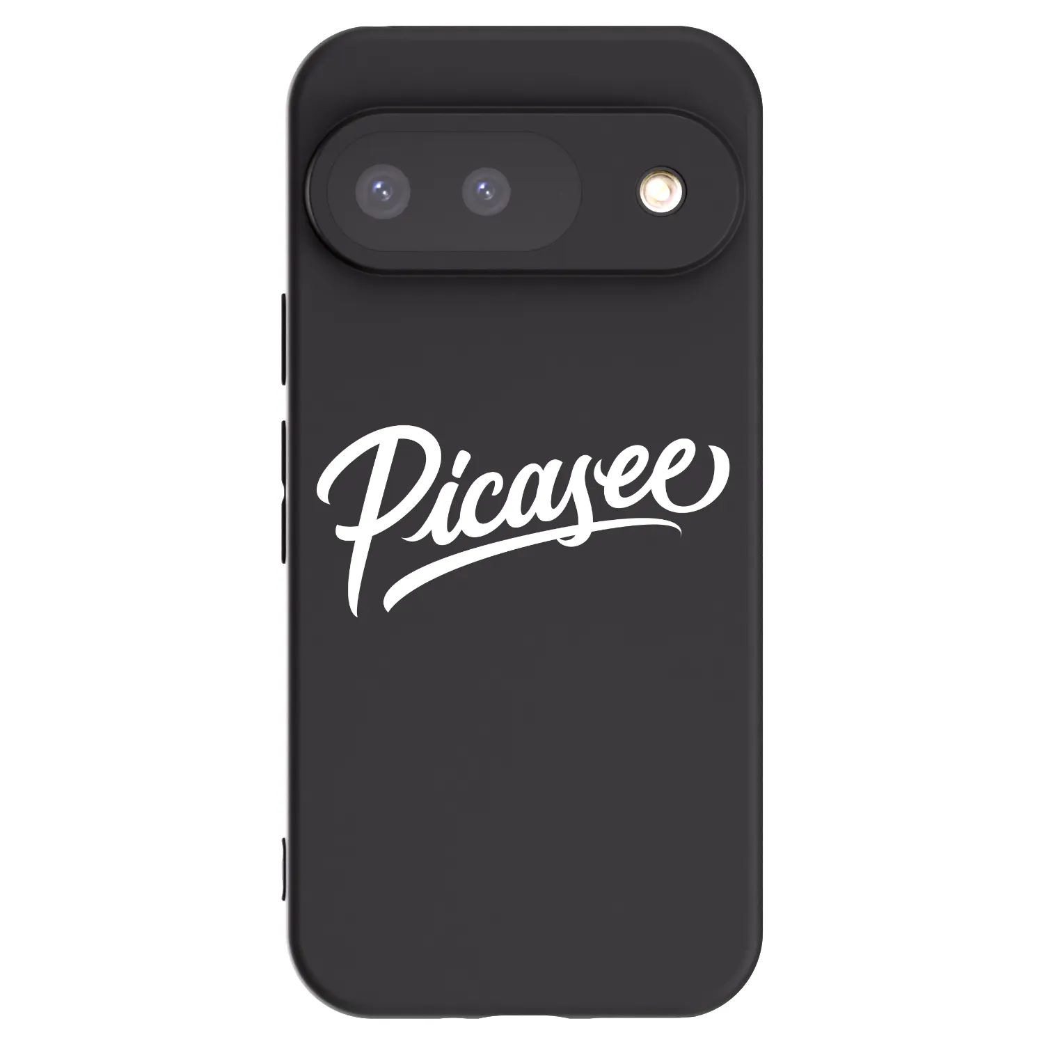 Picasee Μαύρη θήκη σιλικόνης για Google Pixel 9 - Picasee - old logo - white