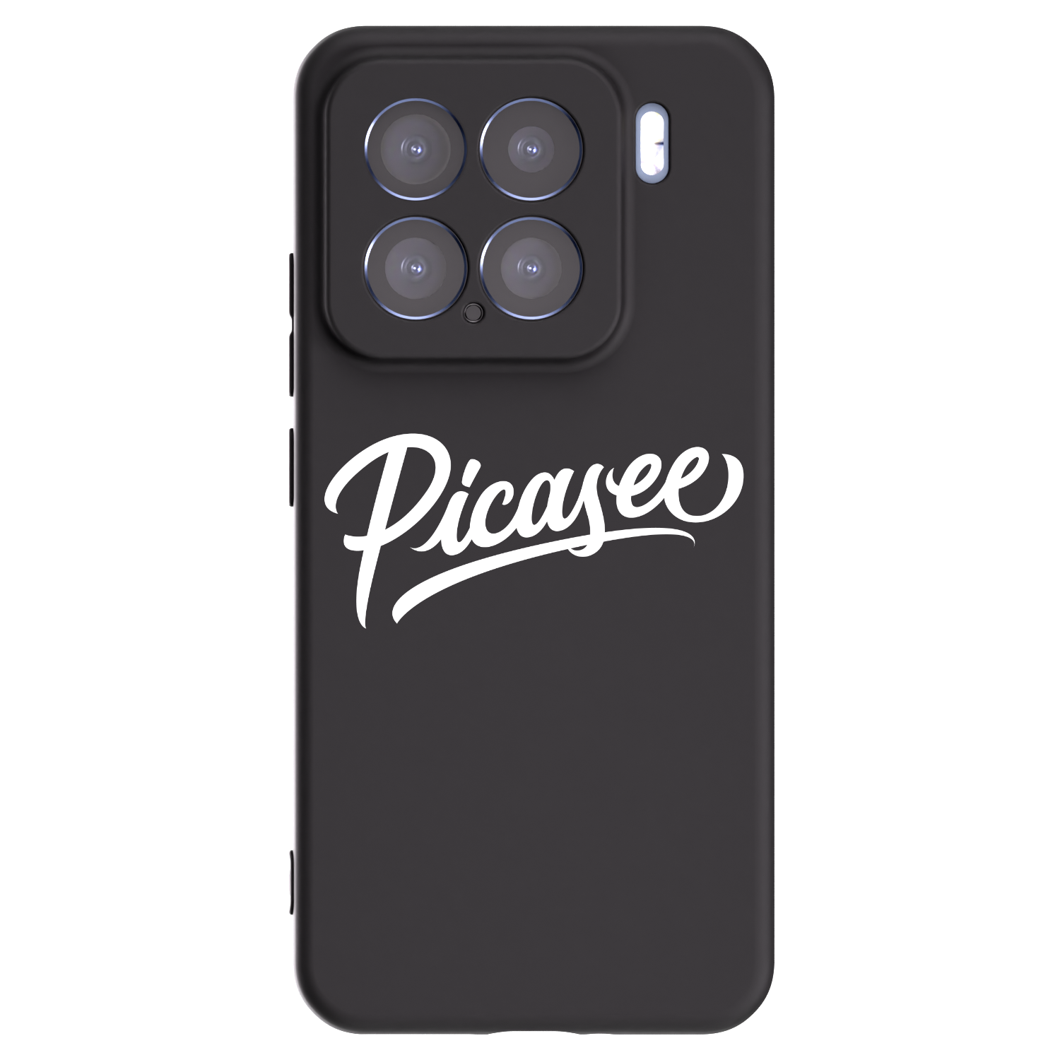 Picasee Μαύρη θήκη σιλικόνης για Xiaomi 15 - Picasee - old logo - white