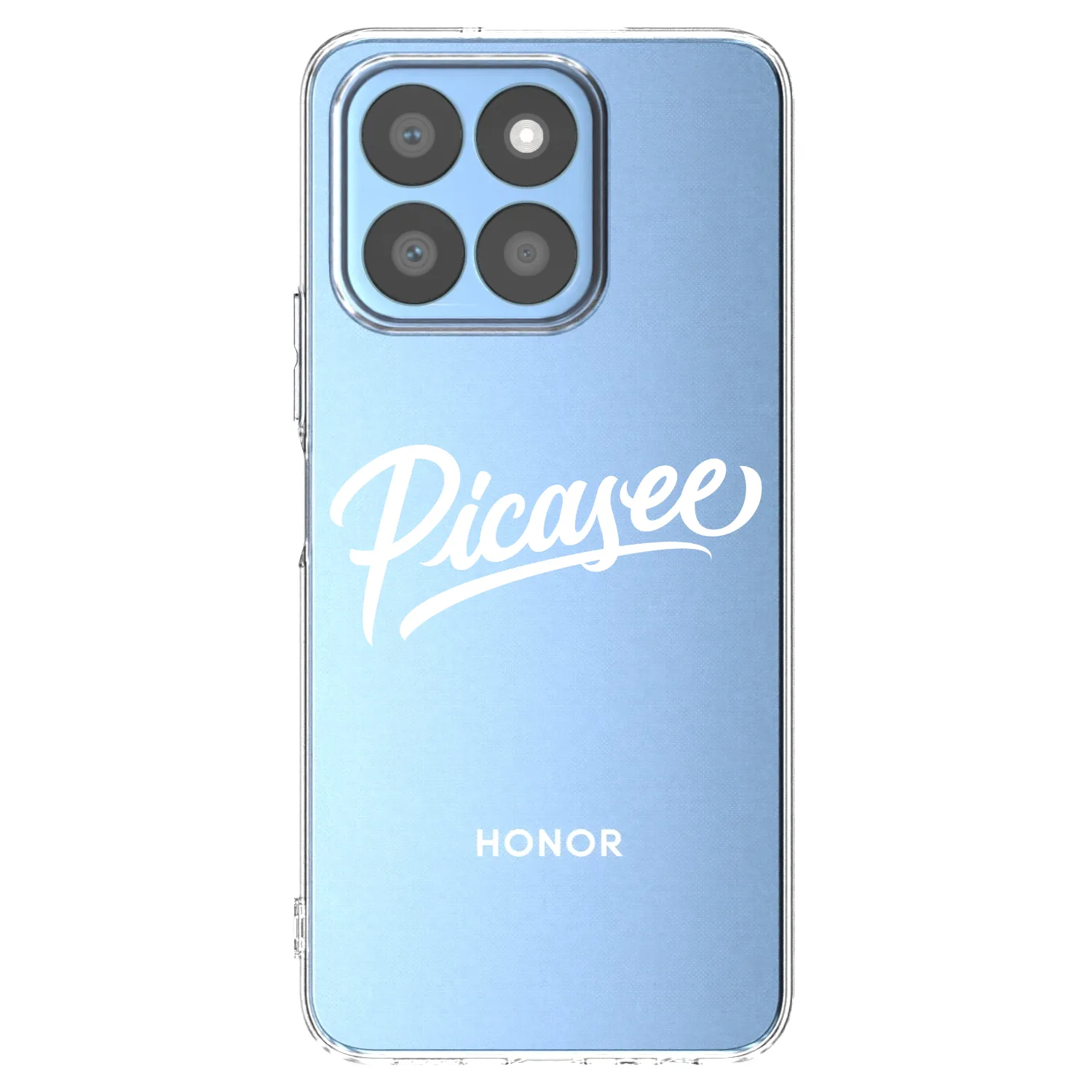 Picasee διαφανής θήκη σιλικόνης Honor X8c - Picasee - old logo - white